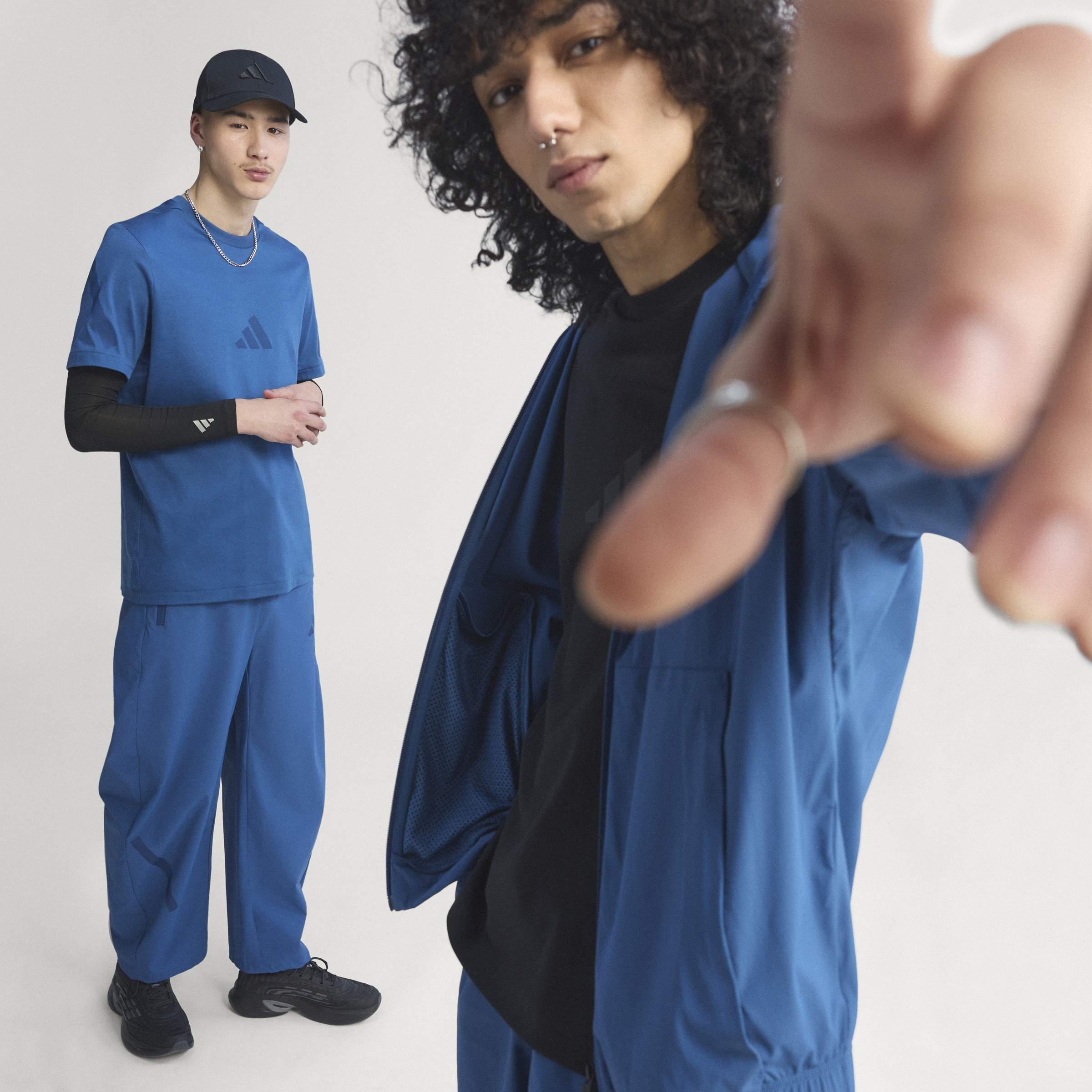 Adidas Z.N.E. Woven Pant, Blue, A701_ONE, large image number 7