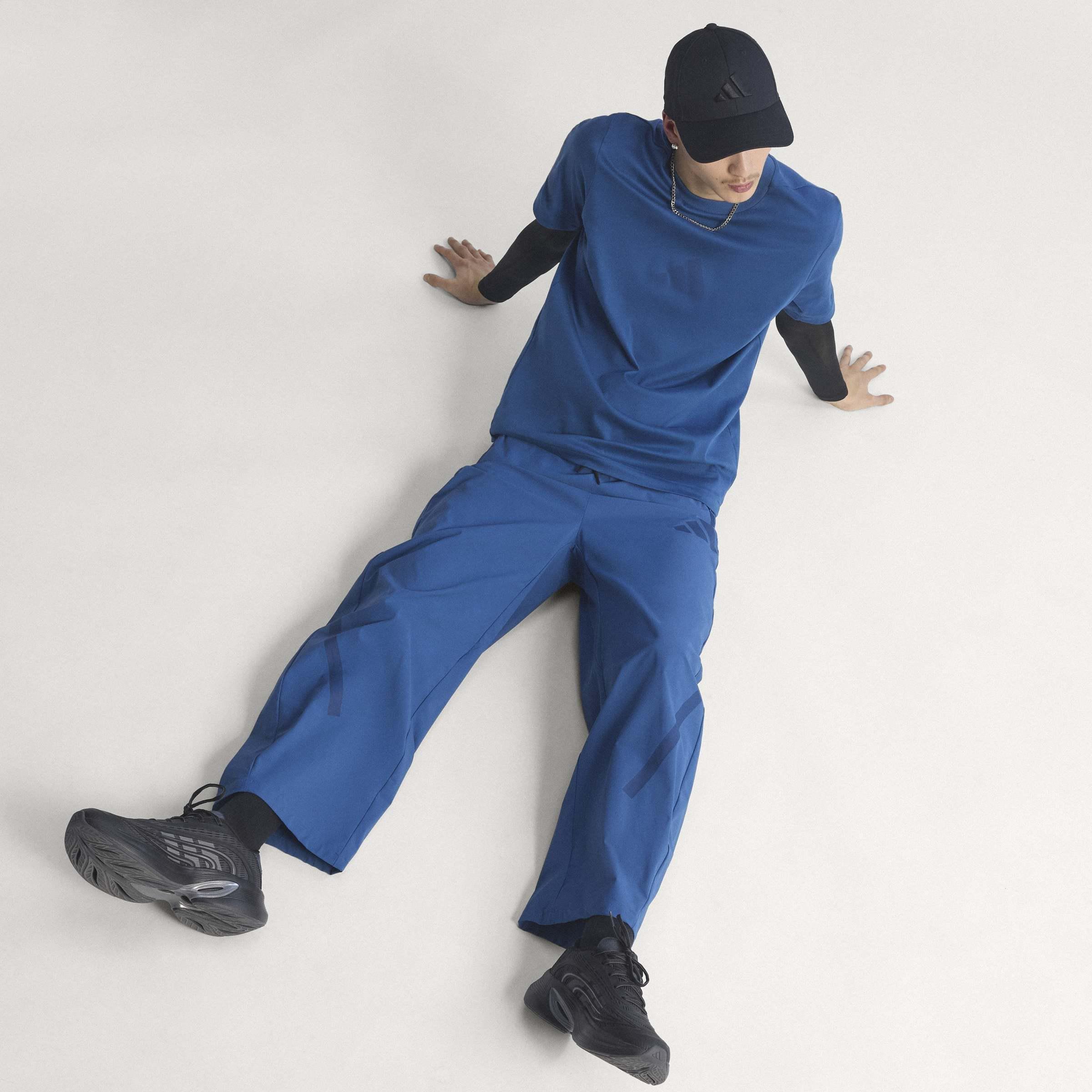 Adidas Z.N.E. Woven Pant, Blue, A701_ONE, large image number 8