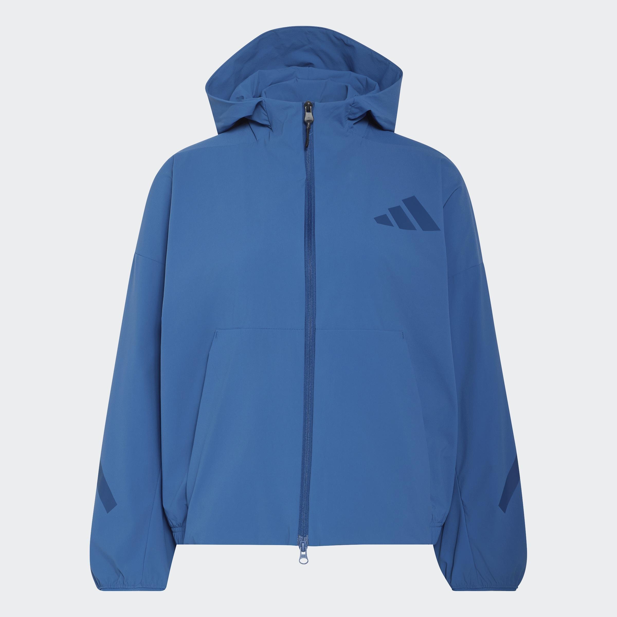 Adidas Z.N.E. Woven Track Top, Blue, A701_ONE, medium