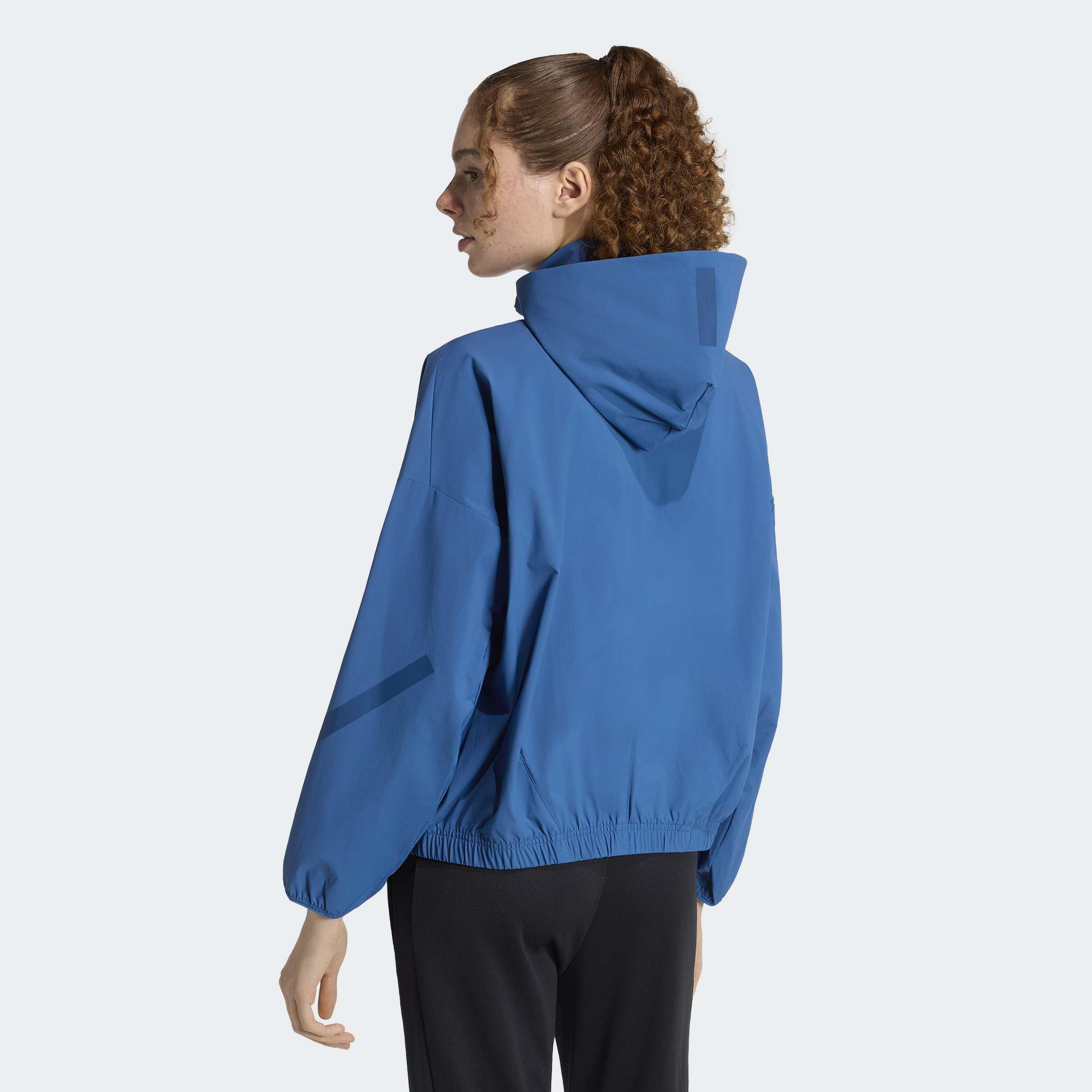 Adidas Z.N.E. Woven Track Top, Blue, A701_ONE, large image number 1