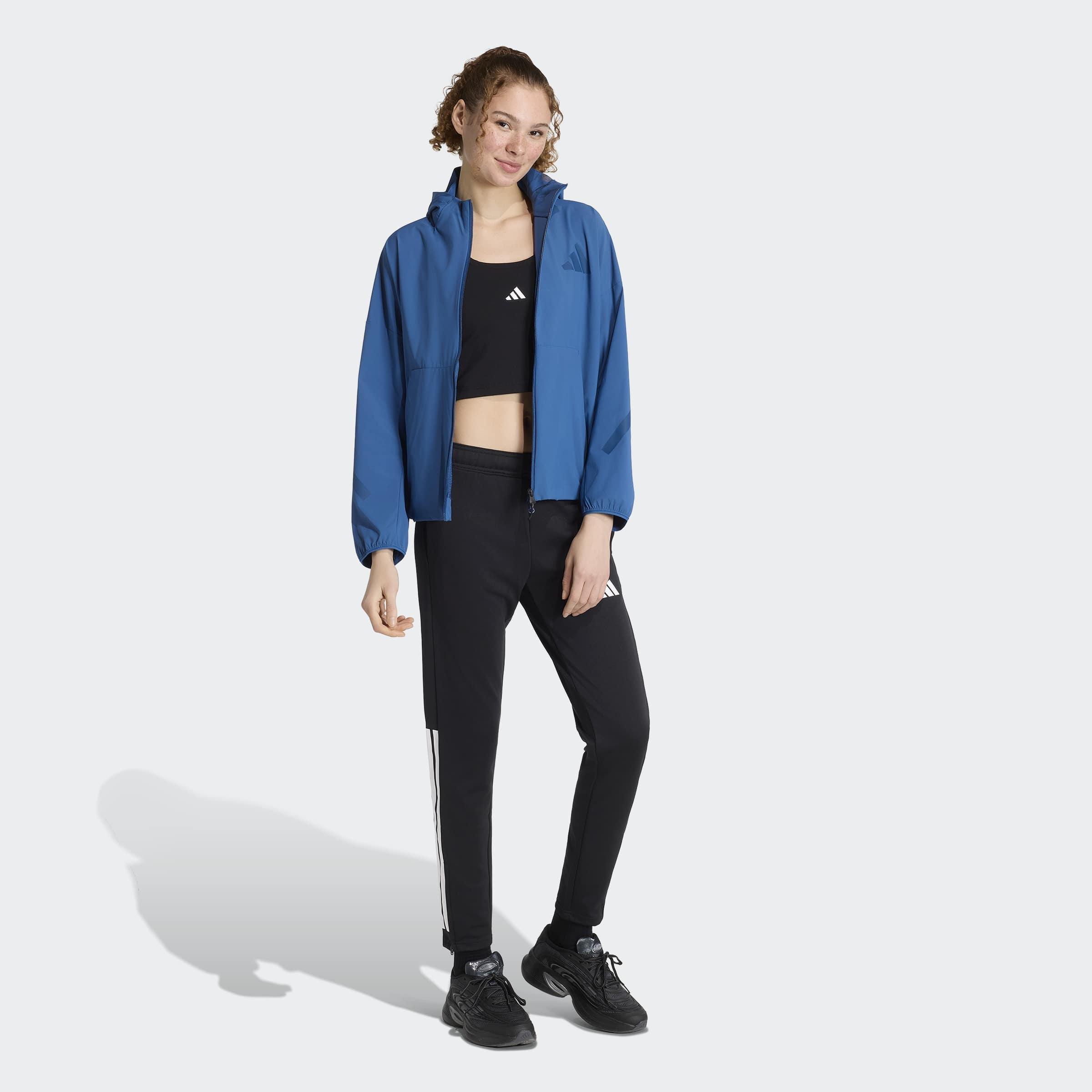 Adidas Z.N.E. Woven Track Top, Blue, A701_ONE, large image number 5