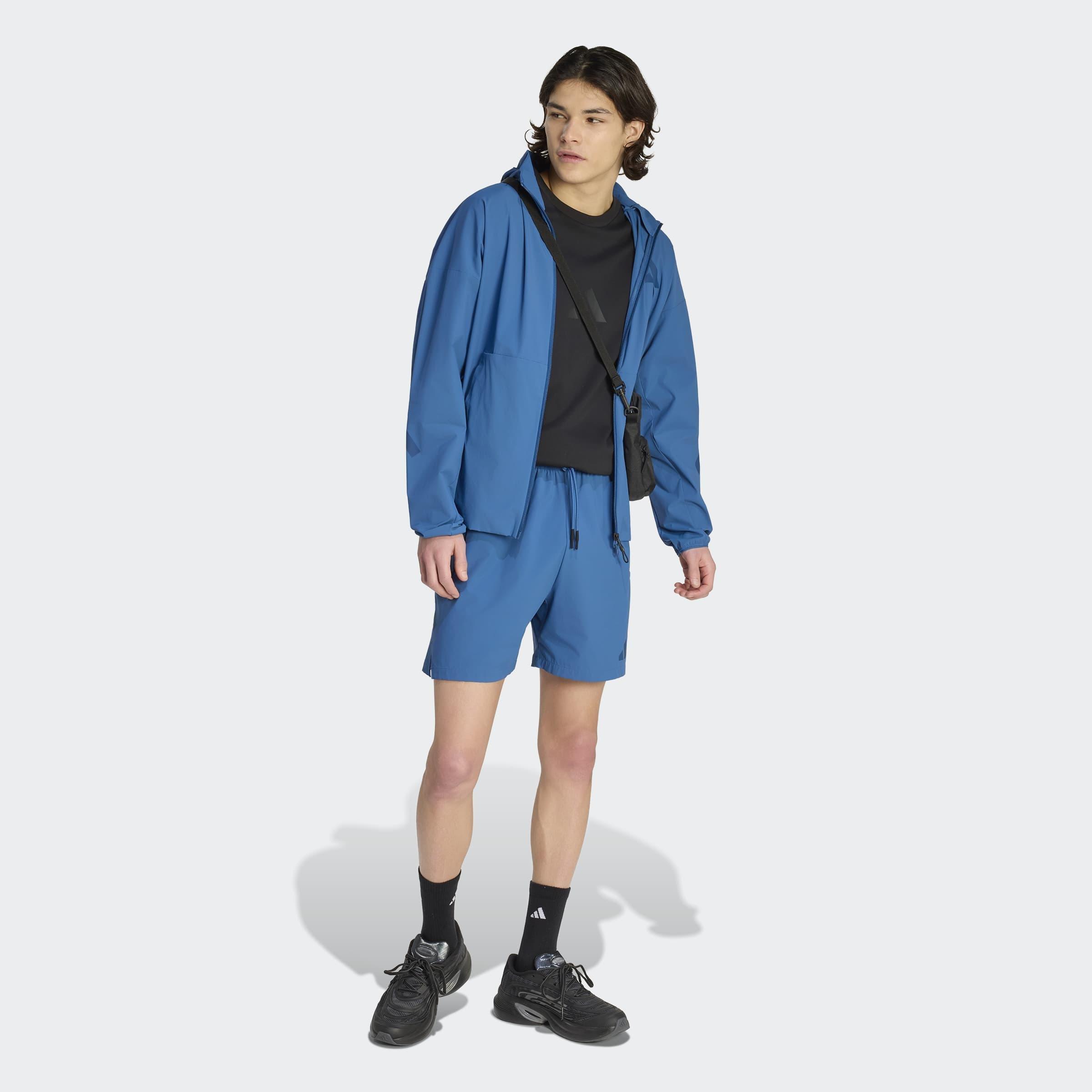 Adidas Z.N.E. Woven Short, Blue, A701_ONE, large image number 4