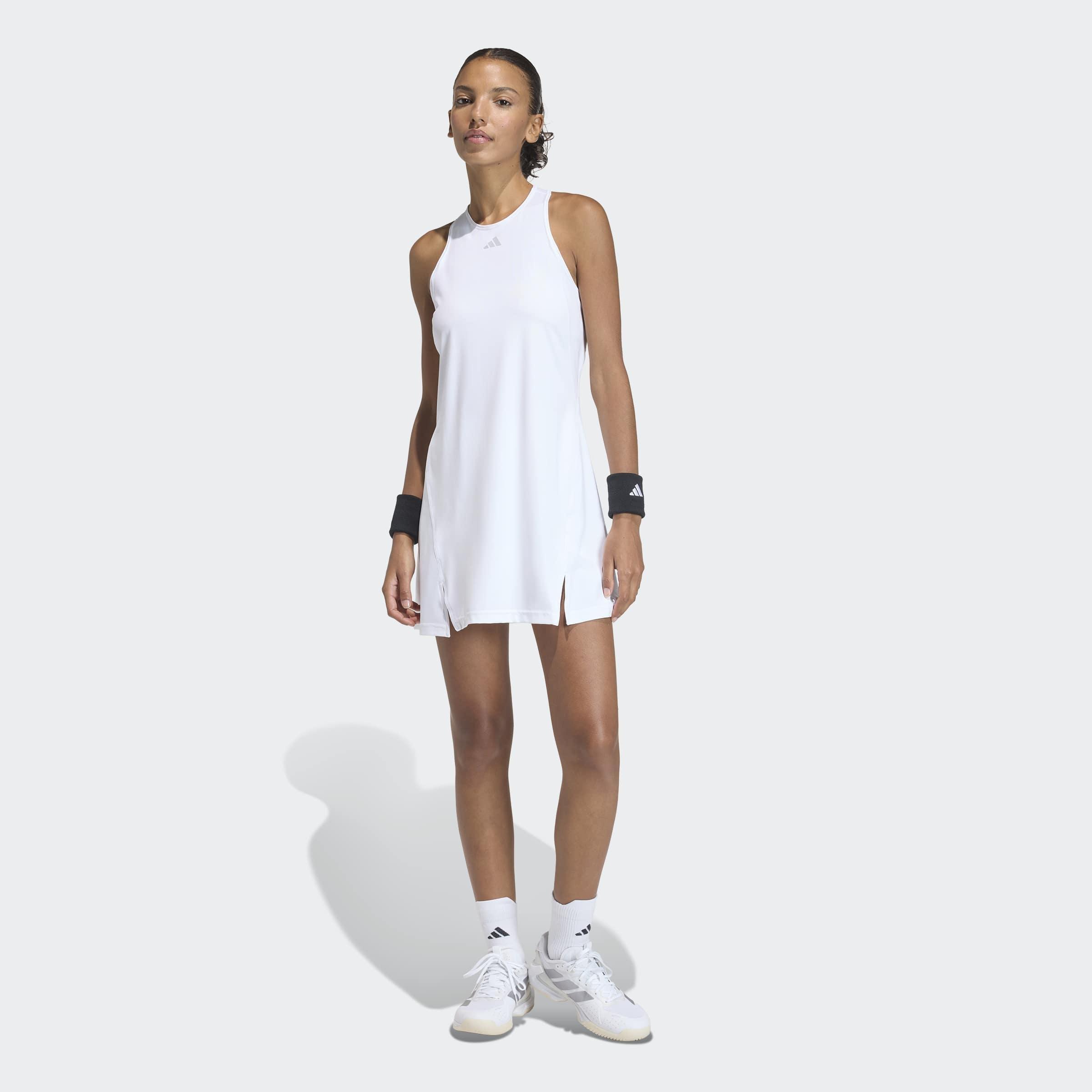 Club Tennis Climacool Dress, White, A701_ONE, large image number 4