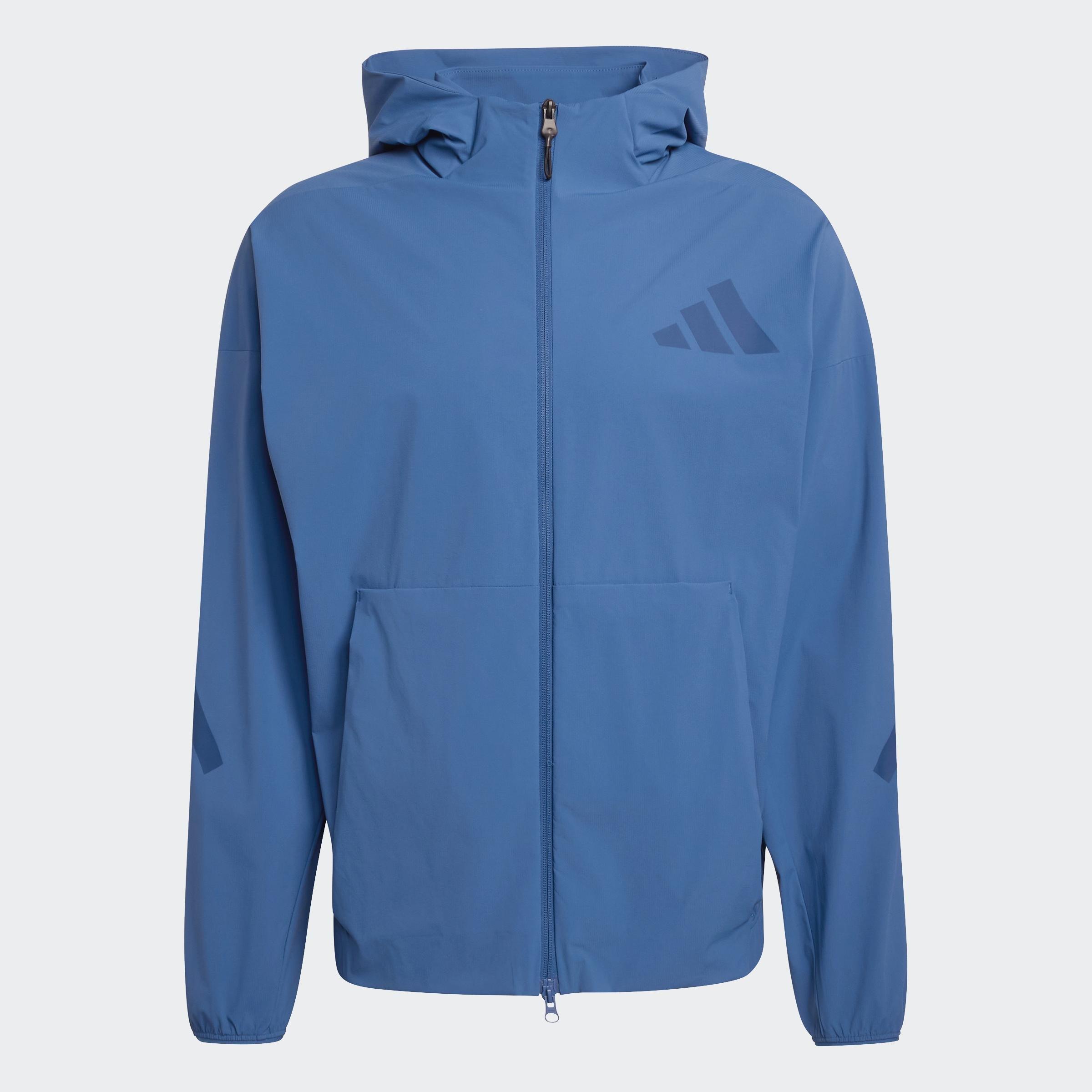 Adidas Z.N.E. Woven Track Top, Blue, A701_ONE, medium