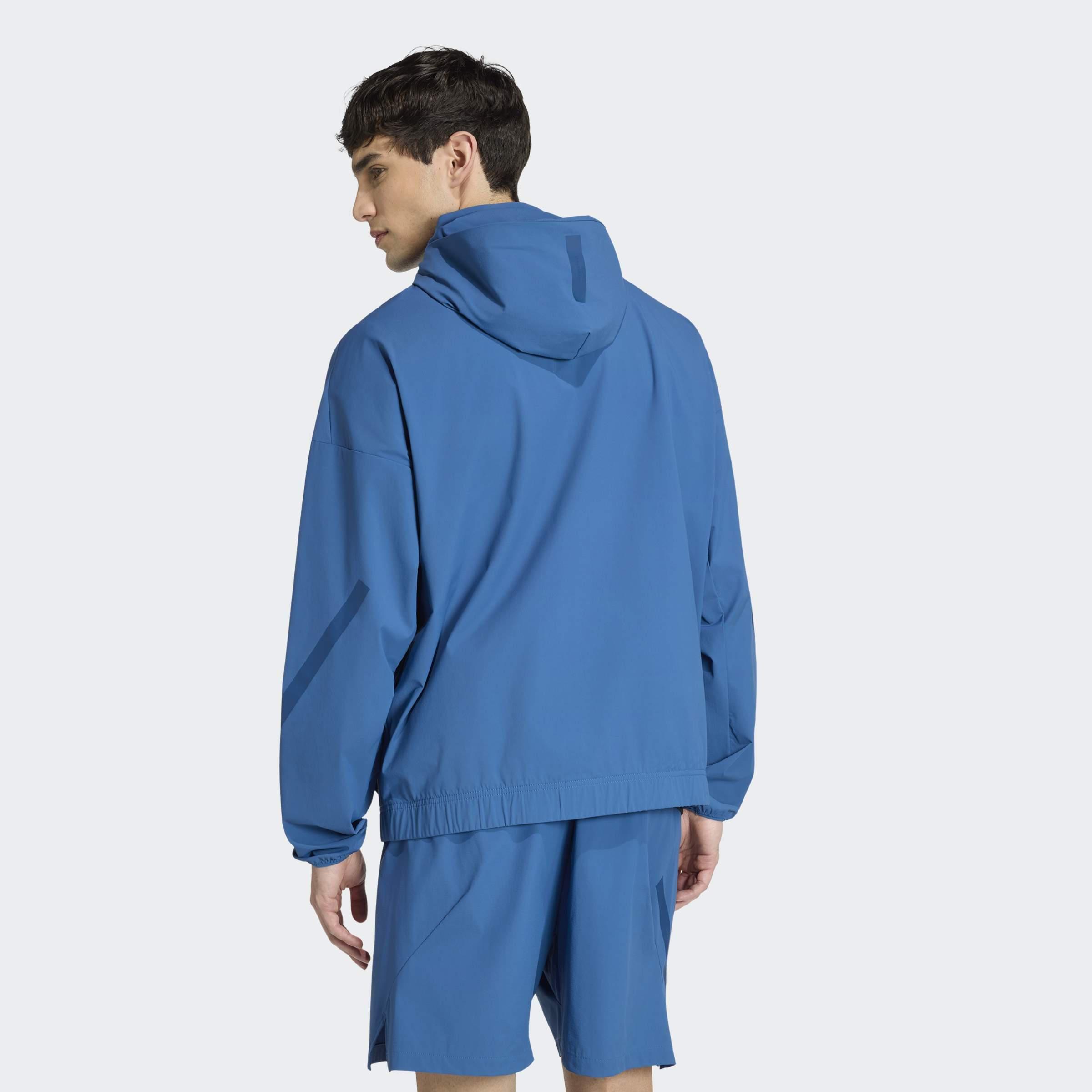 Adidas Z.N.E. Woven Track Top, Blue, A701_ONE, large image number 1