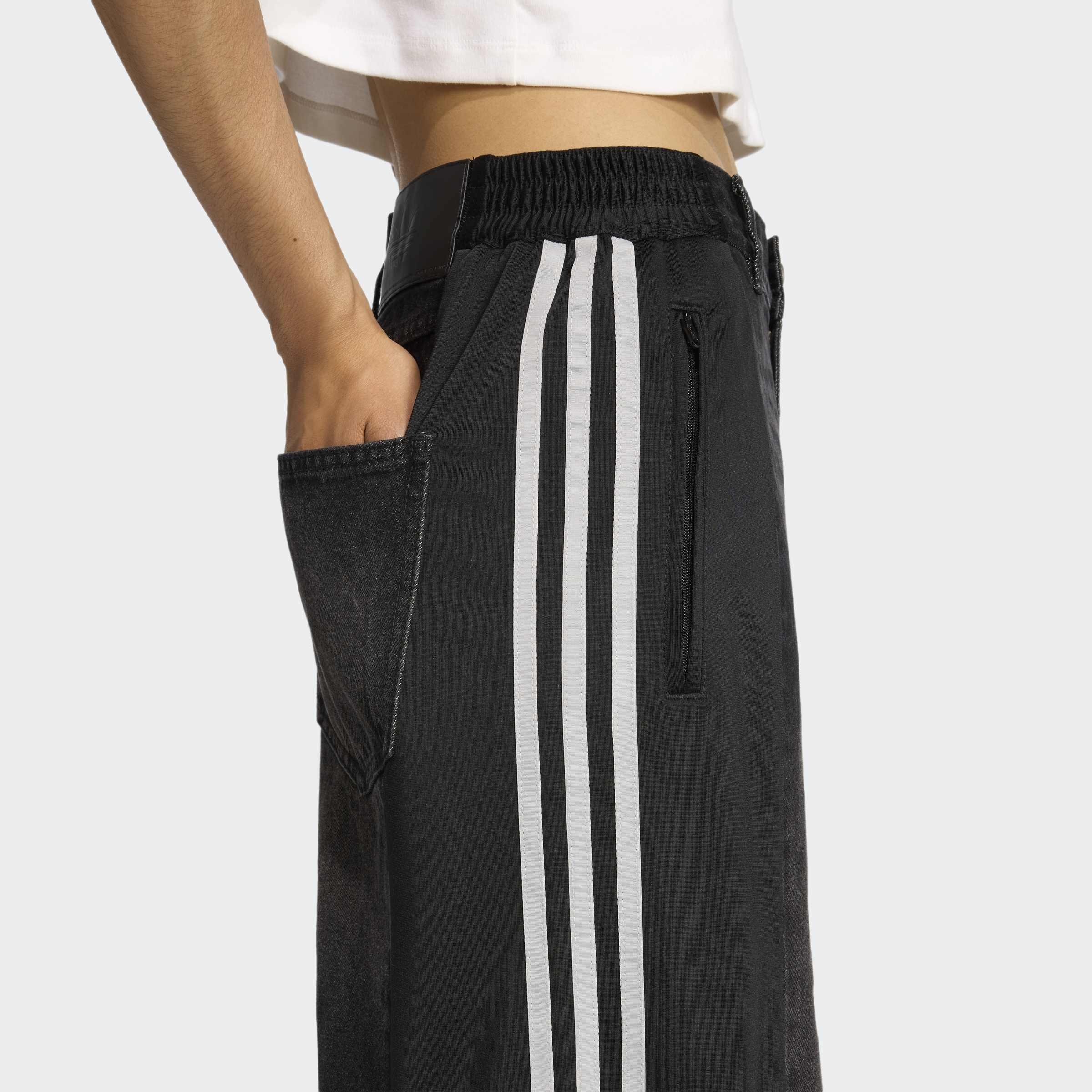 adidas Originals Athletic Dept Denim Firebird Joggers, Black, A701_ONE, large image number 2