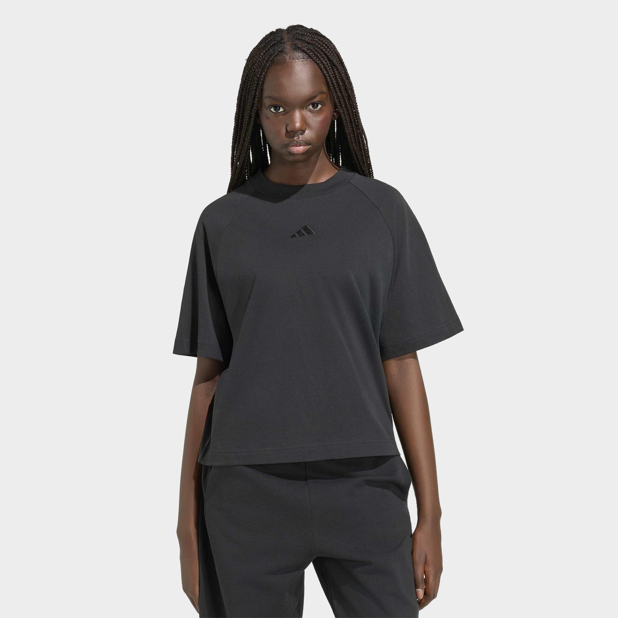 adidas Kit Small Logo T-Shirt, Black, A701_ONE, large image number 4