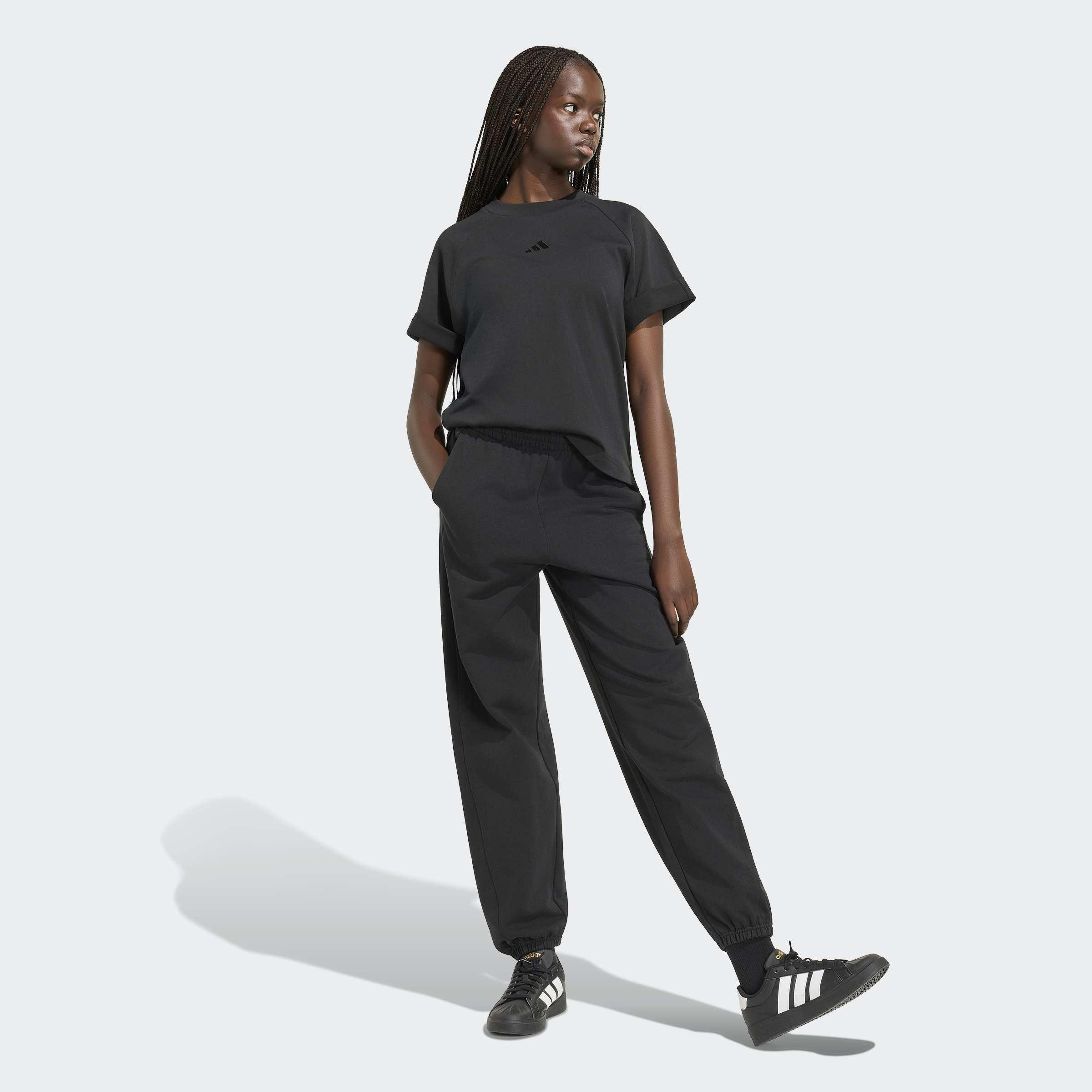 adidas Kit Small Logo T-Shirt, Black, A701_ONE, large image number 5