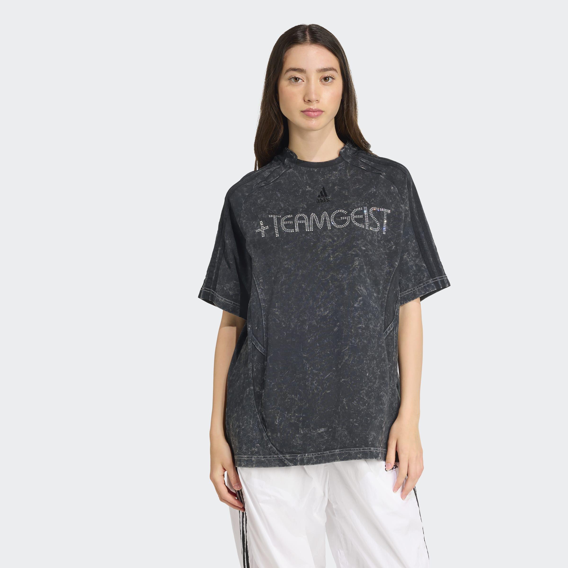 Adilenium Season 4 Teamgeist Washed Rhinestone T-Shirt, Black, A701_ONE, large image number 5