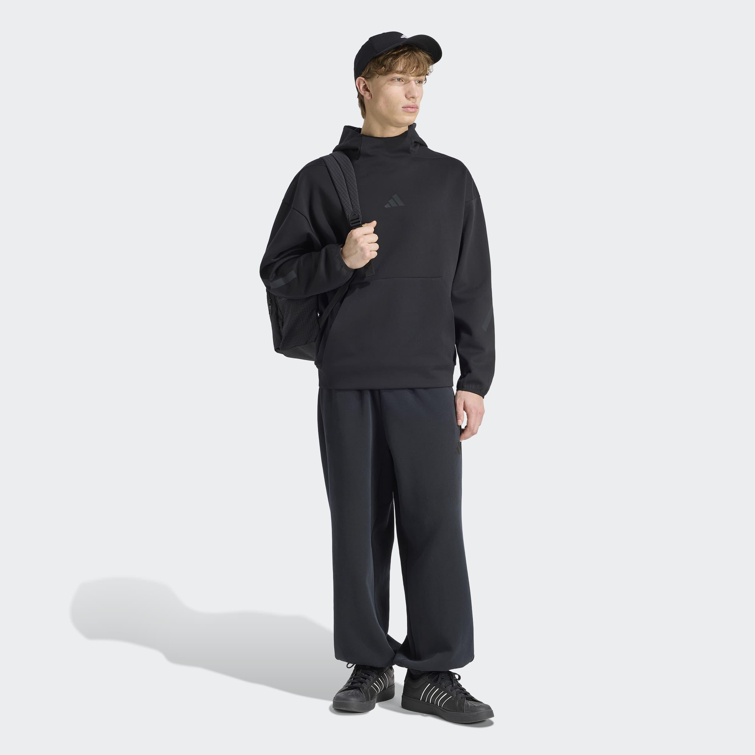 adidas Z.N.E. Hoodie, Black, A701_ONE, large image number 4