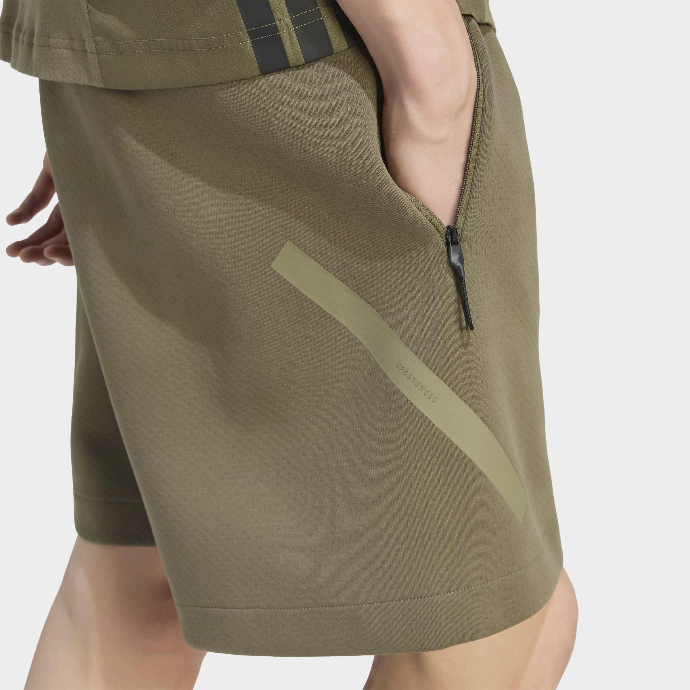 Adidas Z.N.E. Short, Green, A701_ONE, large image number 3
