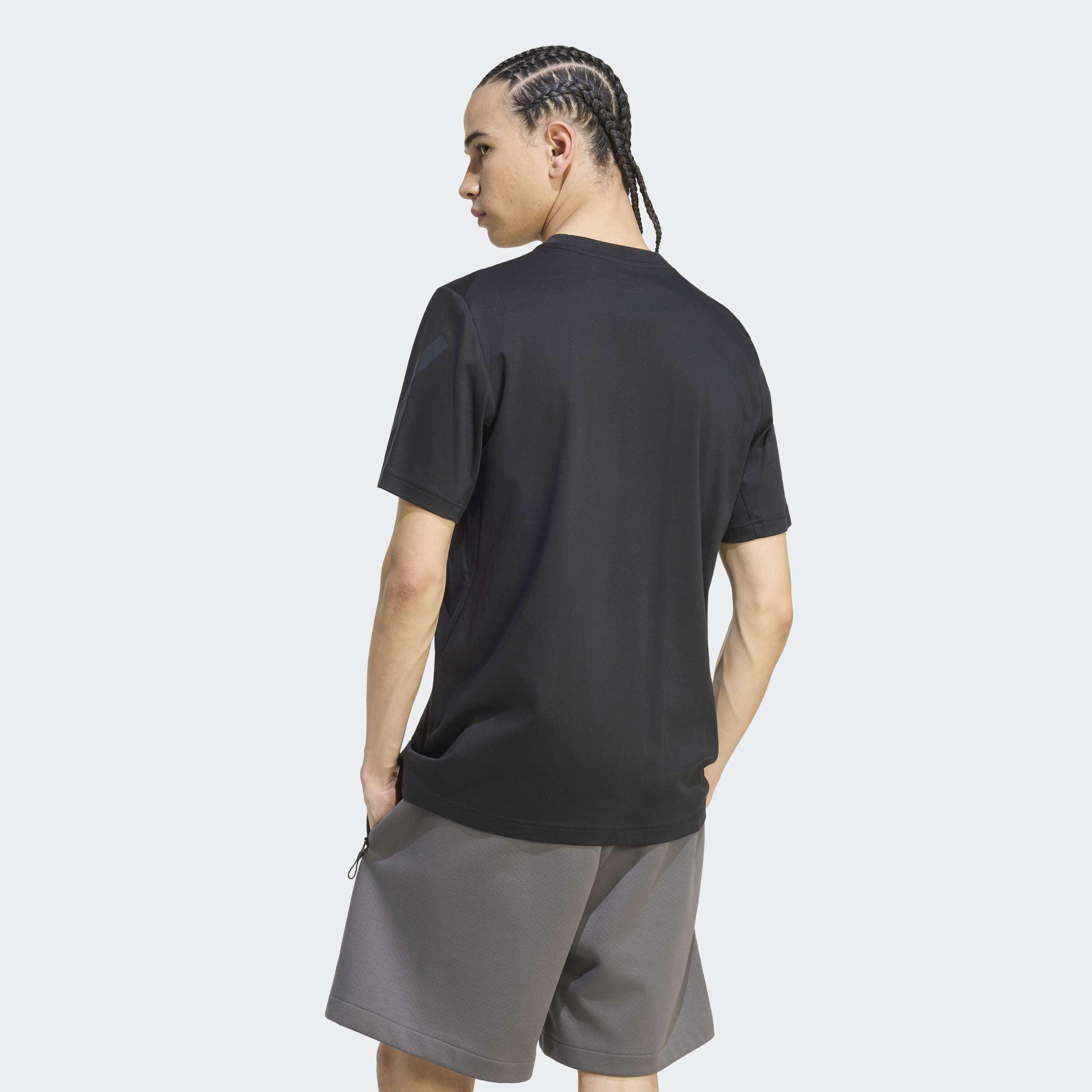 adidas Z.N.E. T-Shirt, Black, A701_ONE, large image number 1
