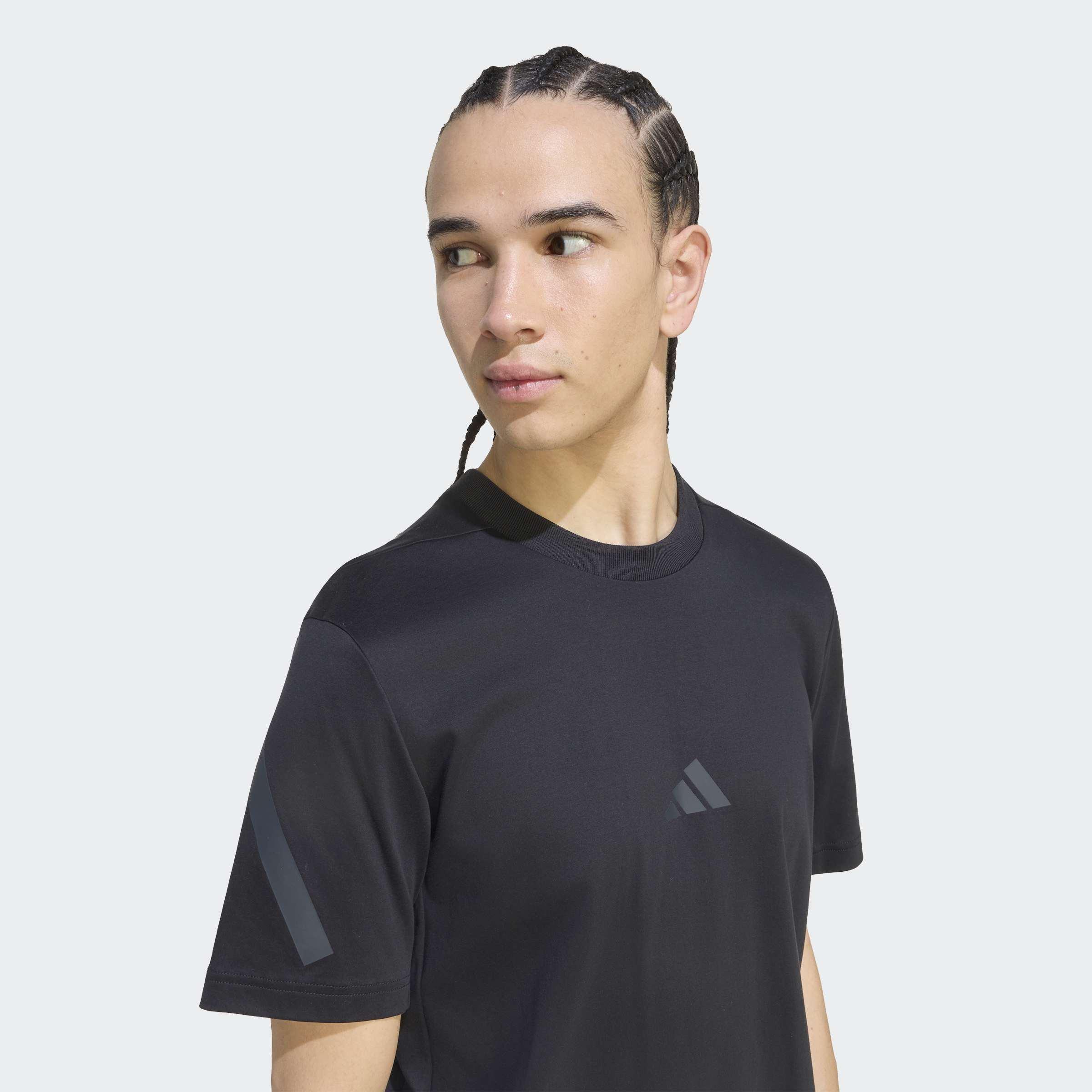 adidas Z.N.E. T-Shirt, Black, A701_ONE, large image number 2