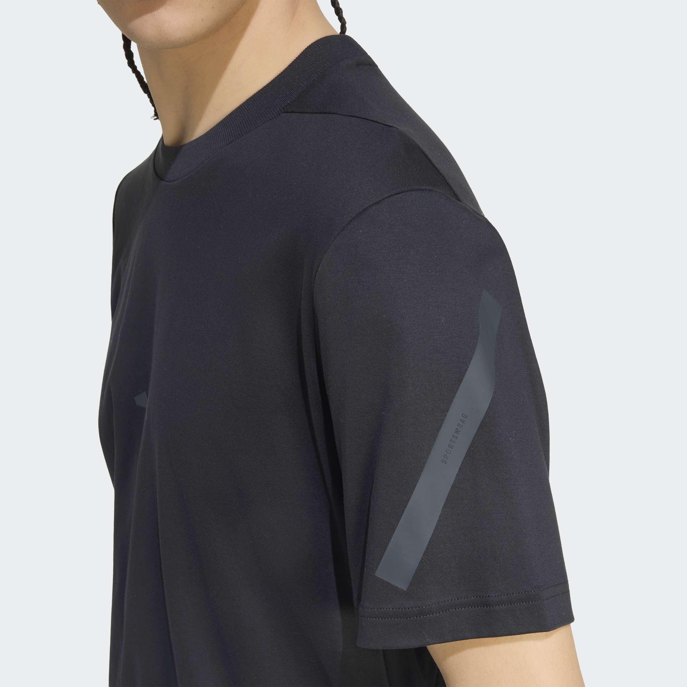 adidas Z.N.E. T-Shirt, Black, A701_ONE, large image number 3