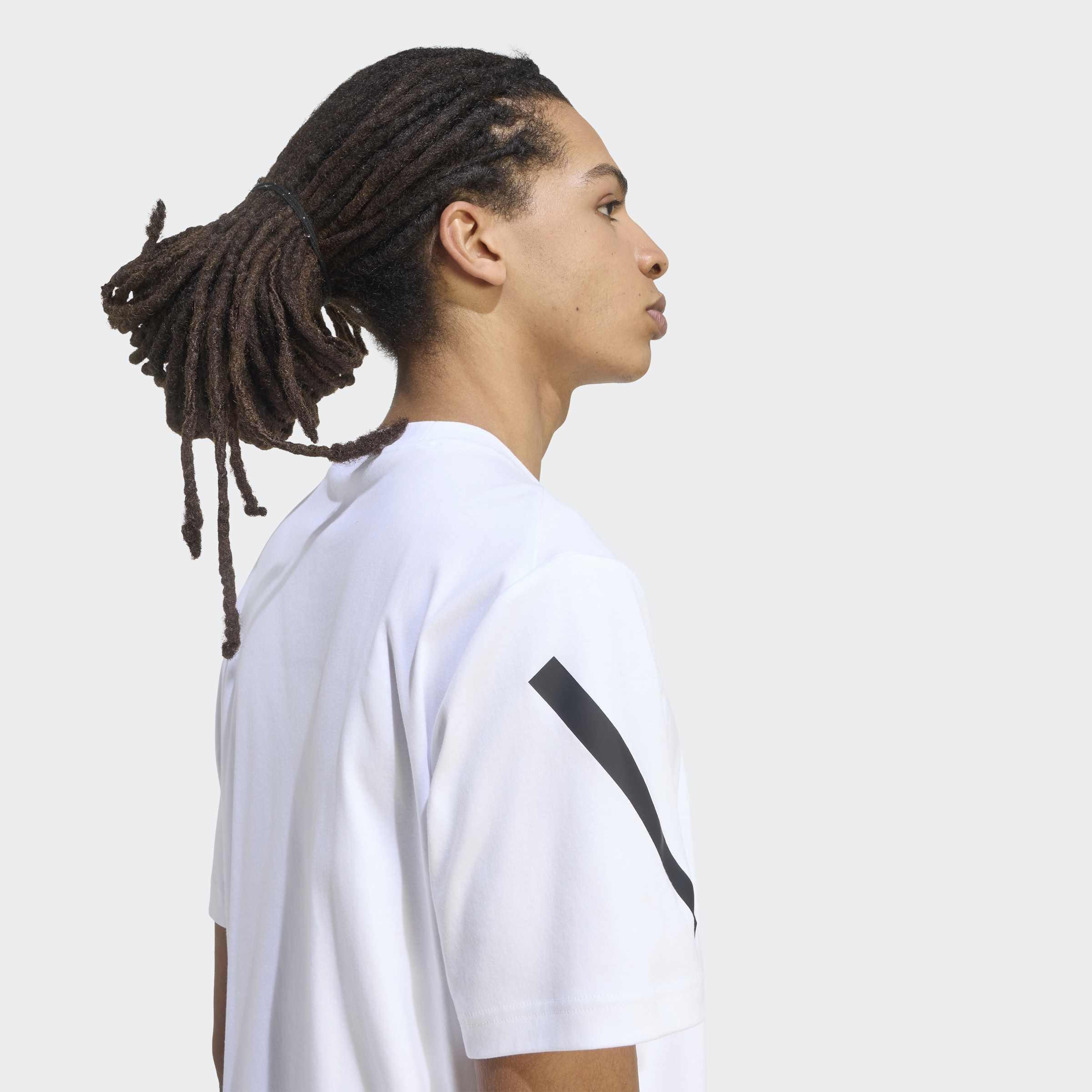 Adidas Z.N.E. T-Shirt, White, A701_ONE, large image number 2