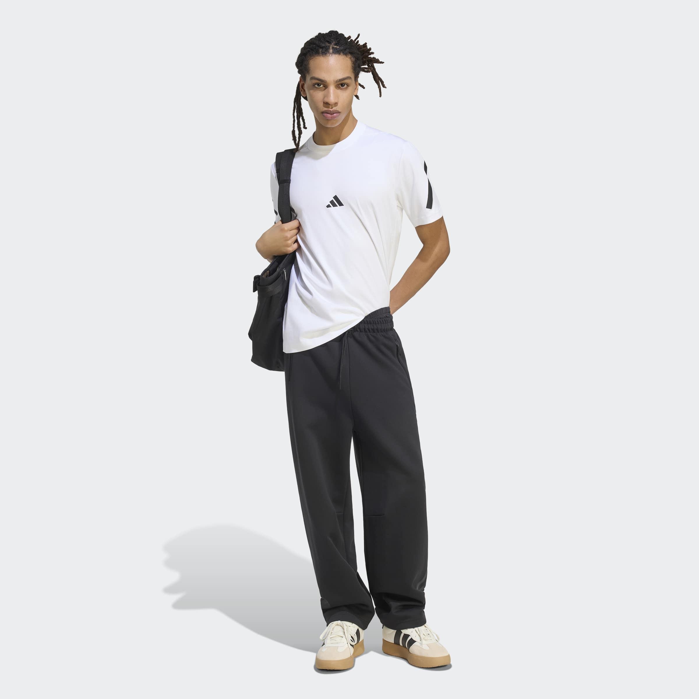 Adidas Z.N.E. T-Shirt, White, A701_ONE, large image number 5