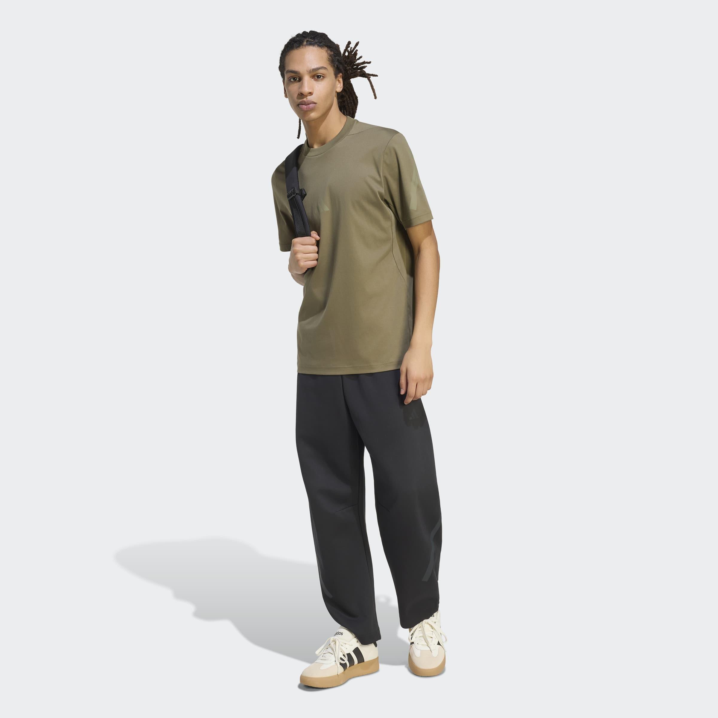 adidas Z.N.E. T-Shirt, Green, A701_ONE, large image number 4