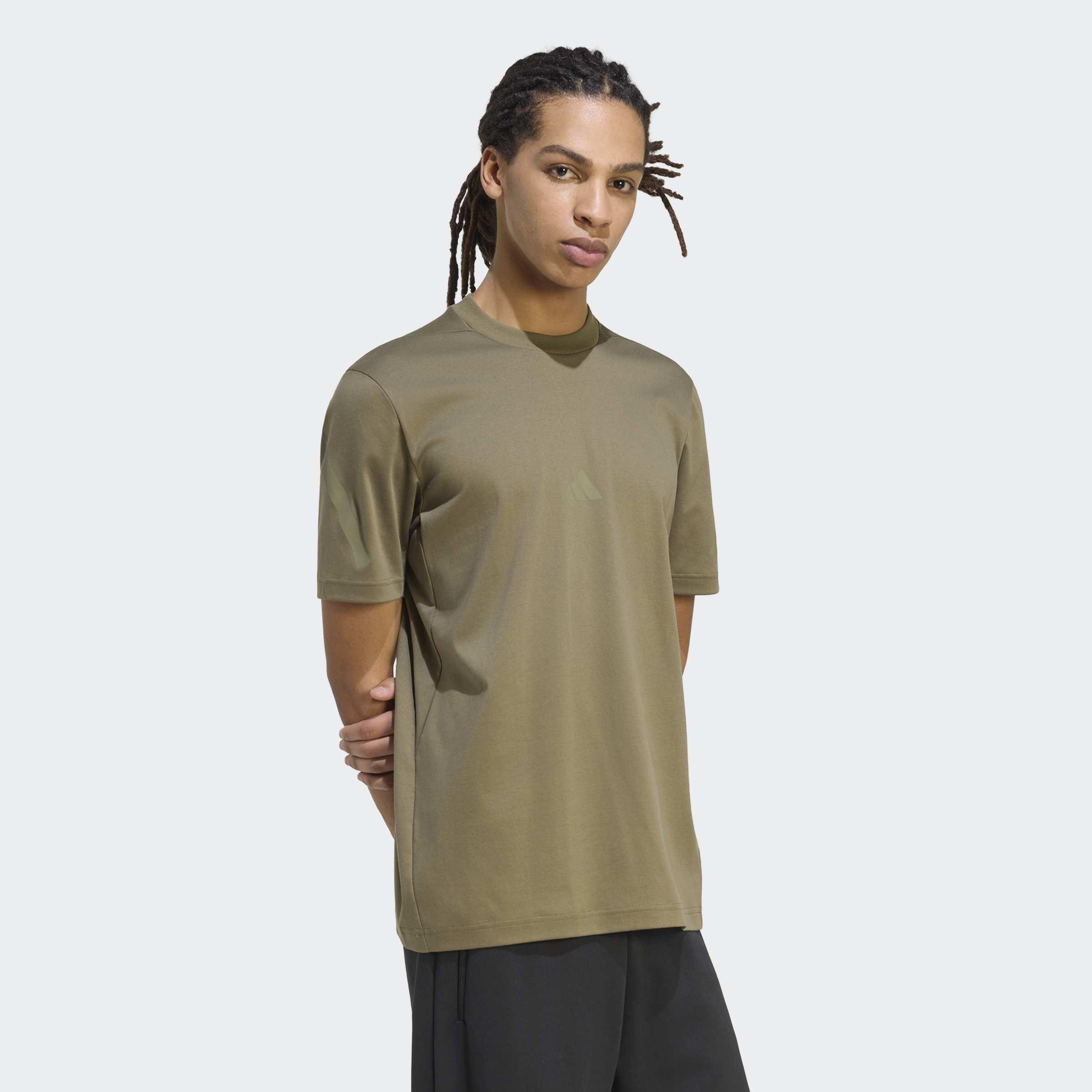 adidas Z.N.E. T-Shirt, Green, A701_ONE, large image number 5