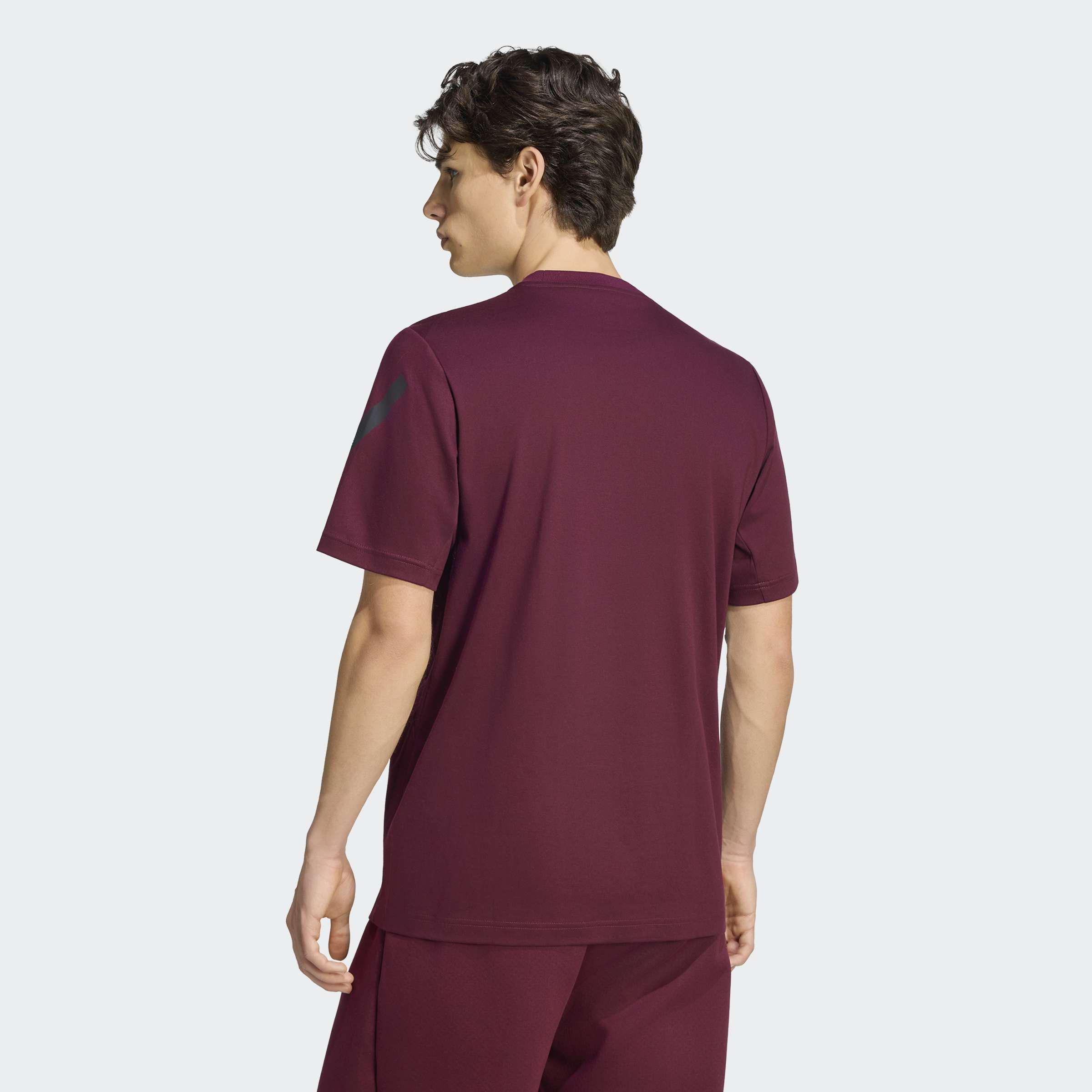 adidas Z.N.E. T-Shirt, Burgundy, A701_ONE, large image number 1