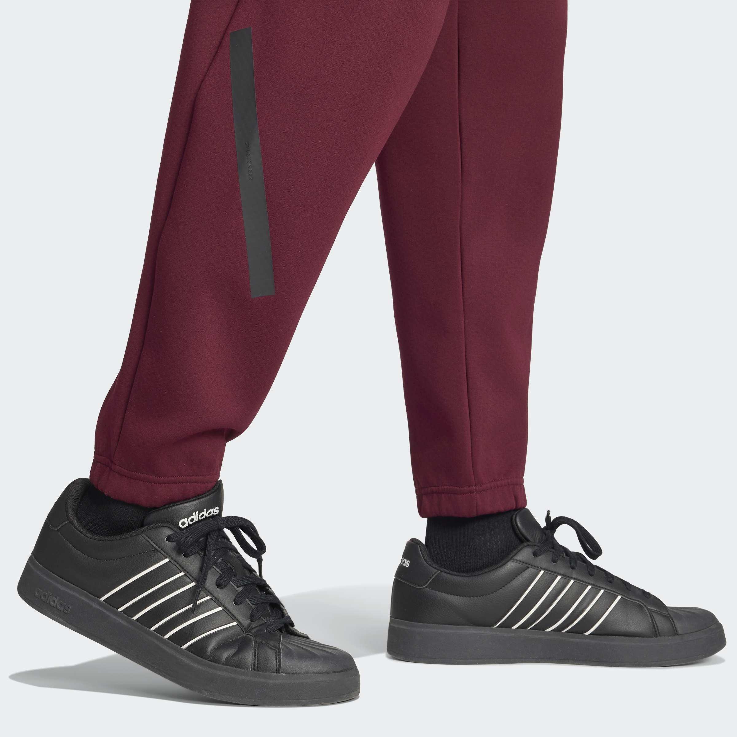 adidas Z.N.E. Pant, Burgundy, A701_ONE, large image number 3