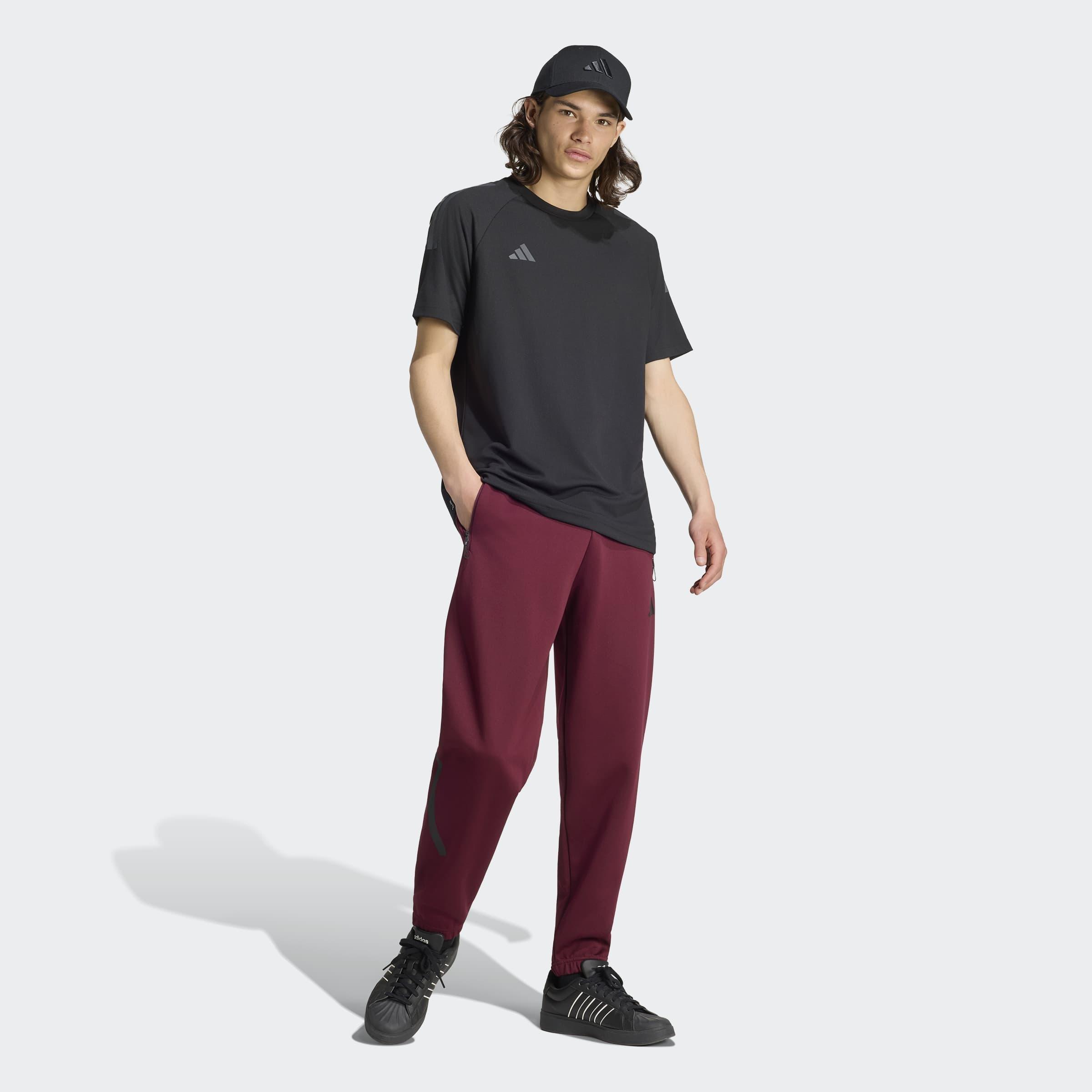 adidas Z.N.E. Pant, Burgundy, A701_ONE, large image number 5