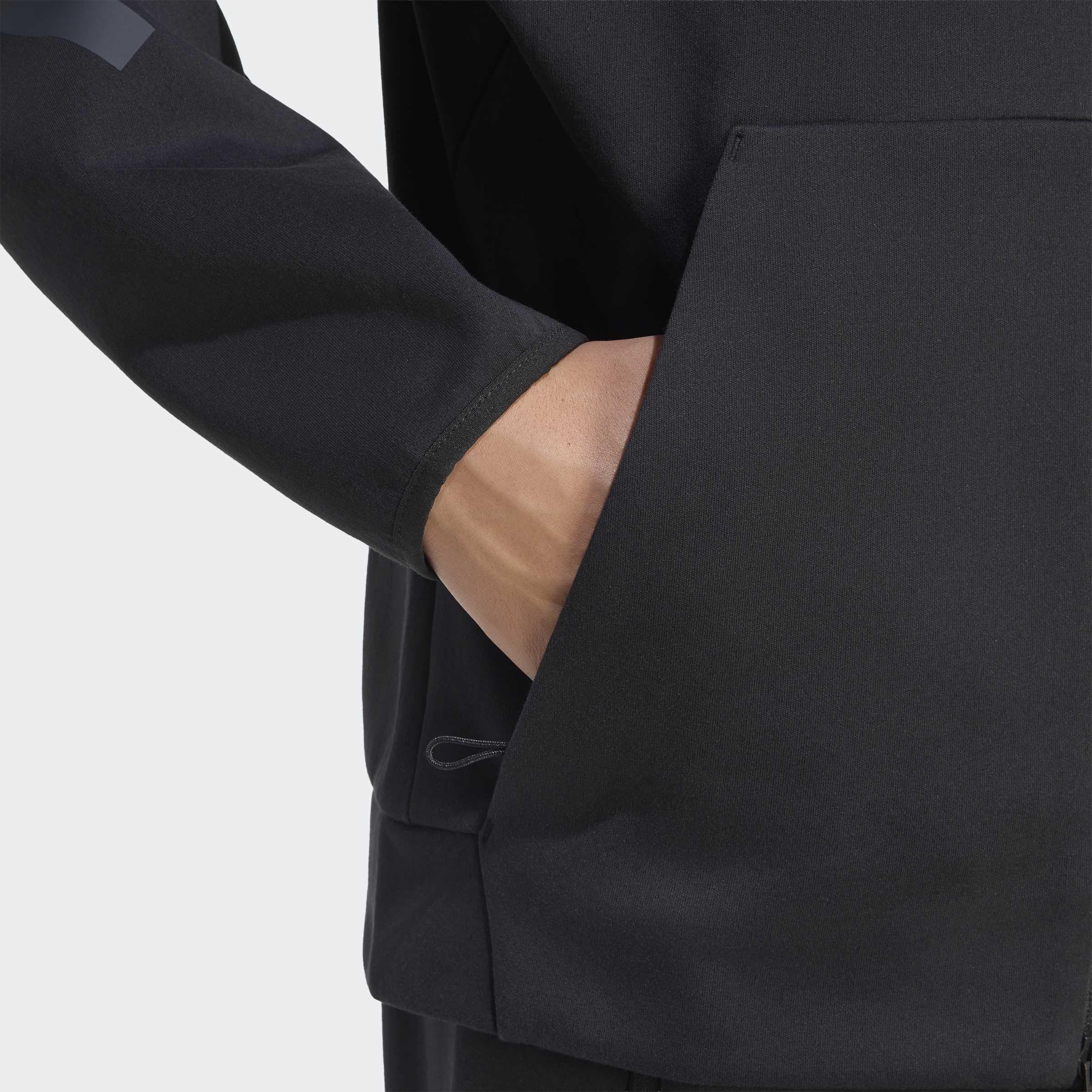 adidas Z.N.E. Full Zip Track Top, Black, A701_ONE, large image number 2