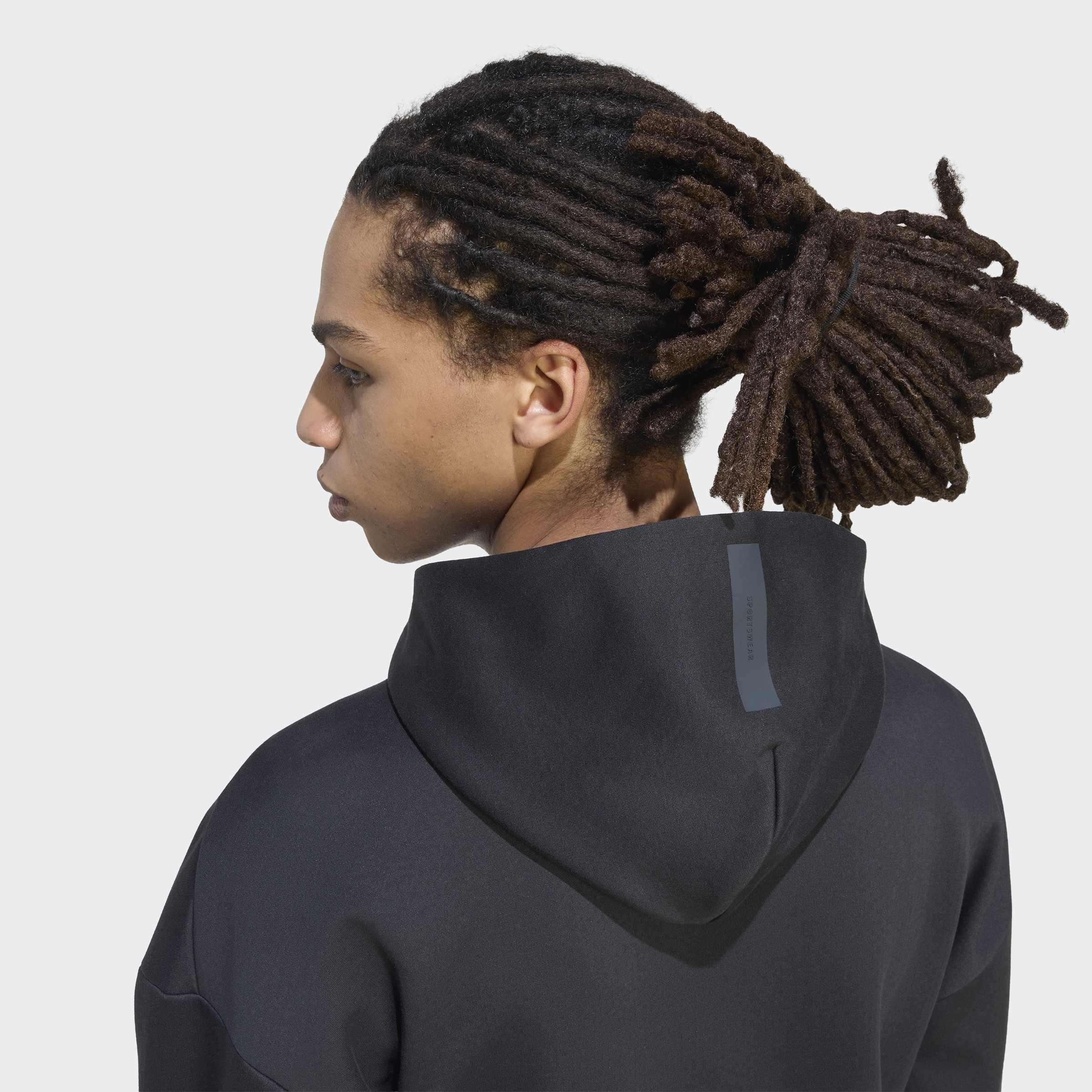 adidas Z.N.E. Full Zip Track Top, Black, A701_ONE, large image number 3
