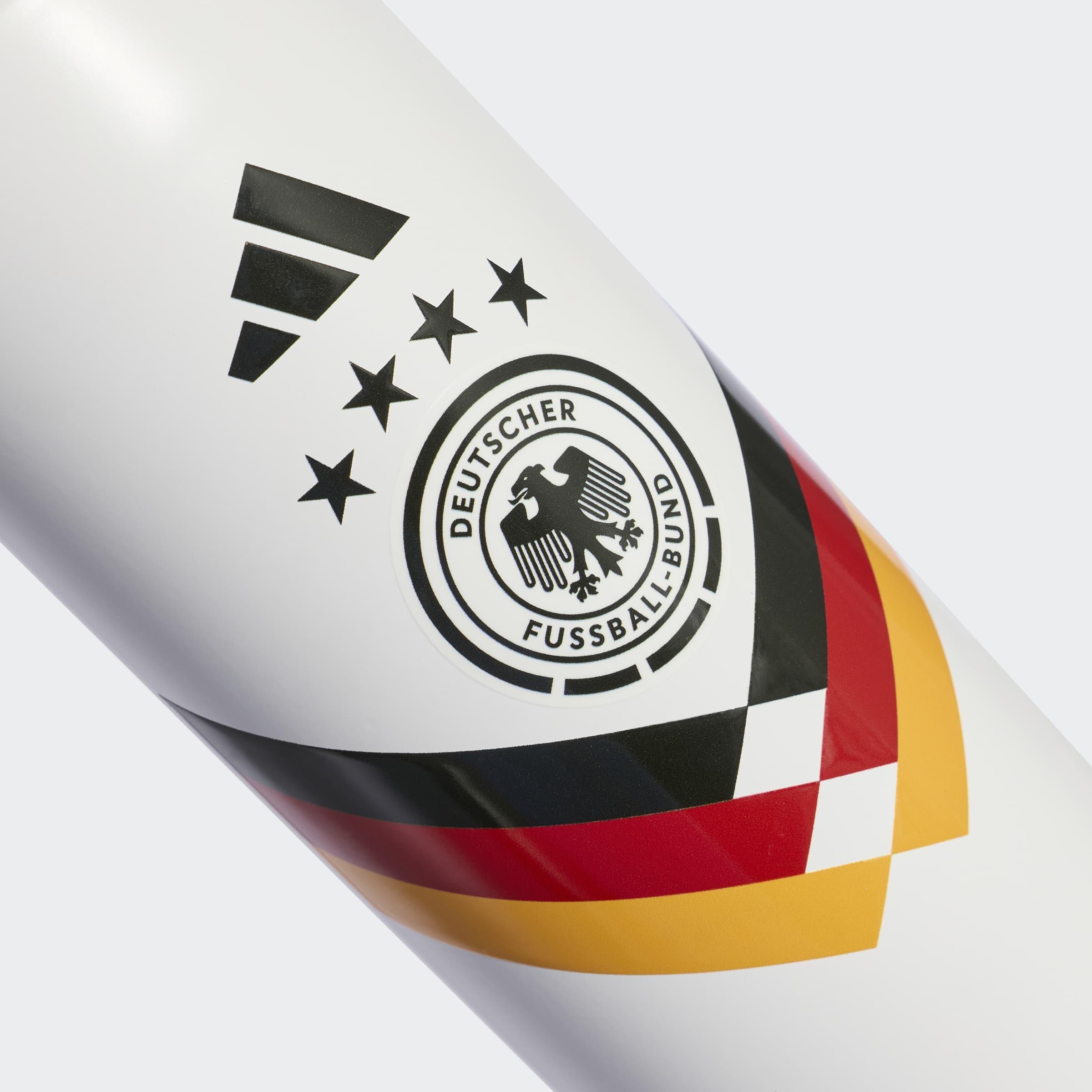 Unisex Germany 26 Metal Water Bottle, White, A701_ONE, large image number 2