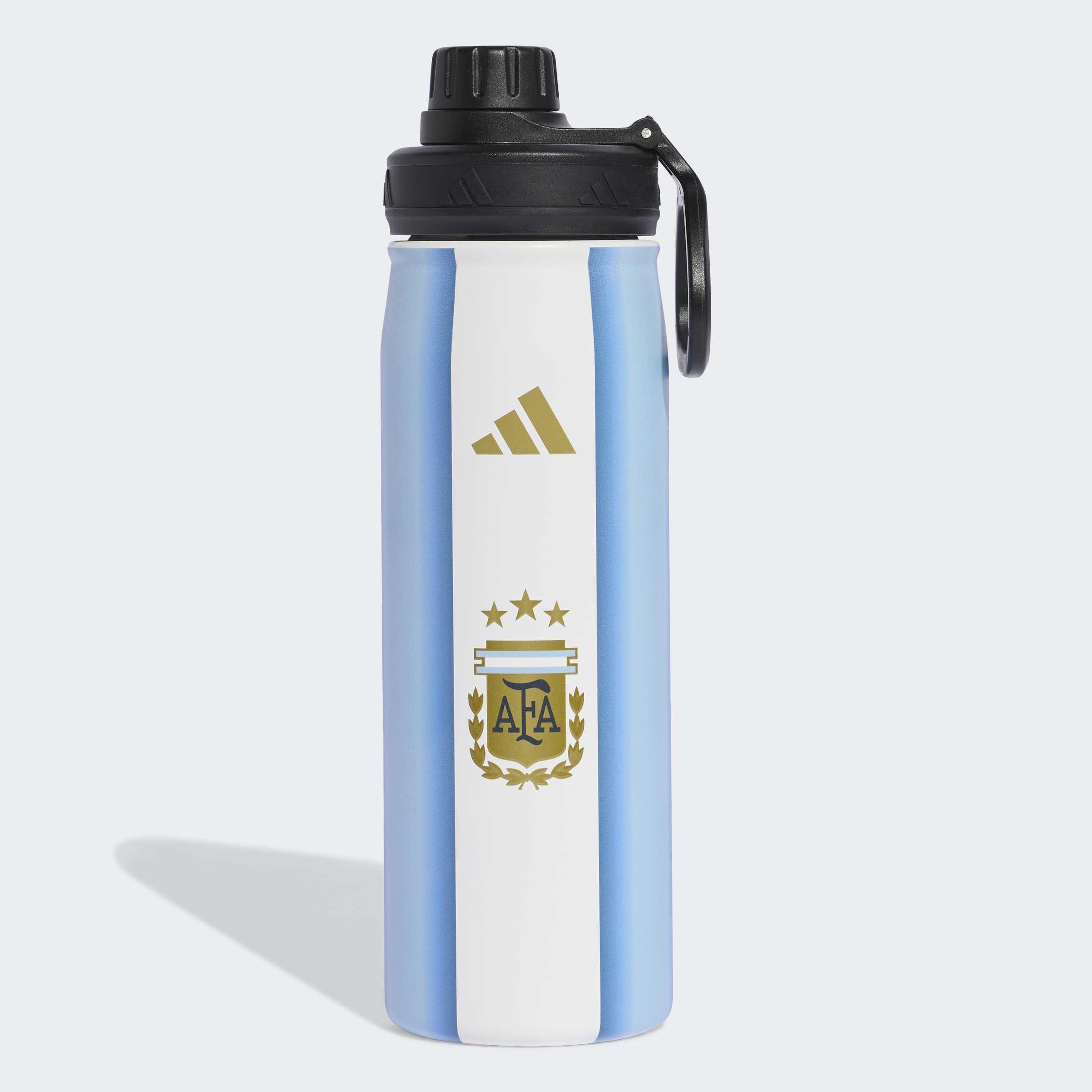 Unisex Argentina 26 Metal Water Bottle, White
