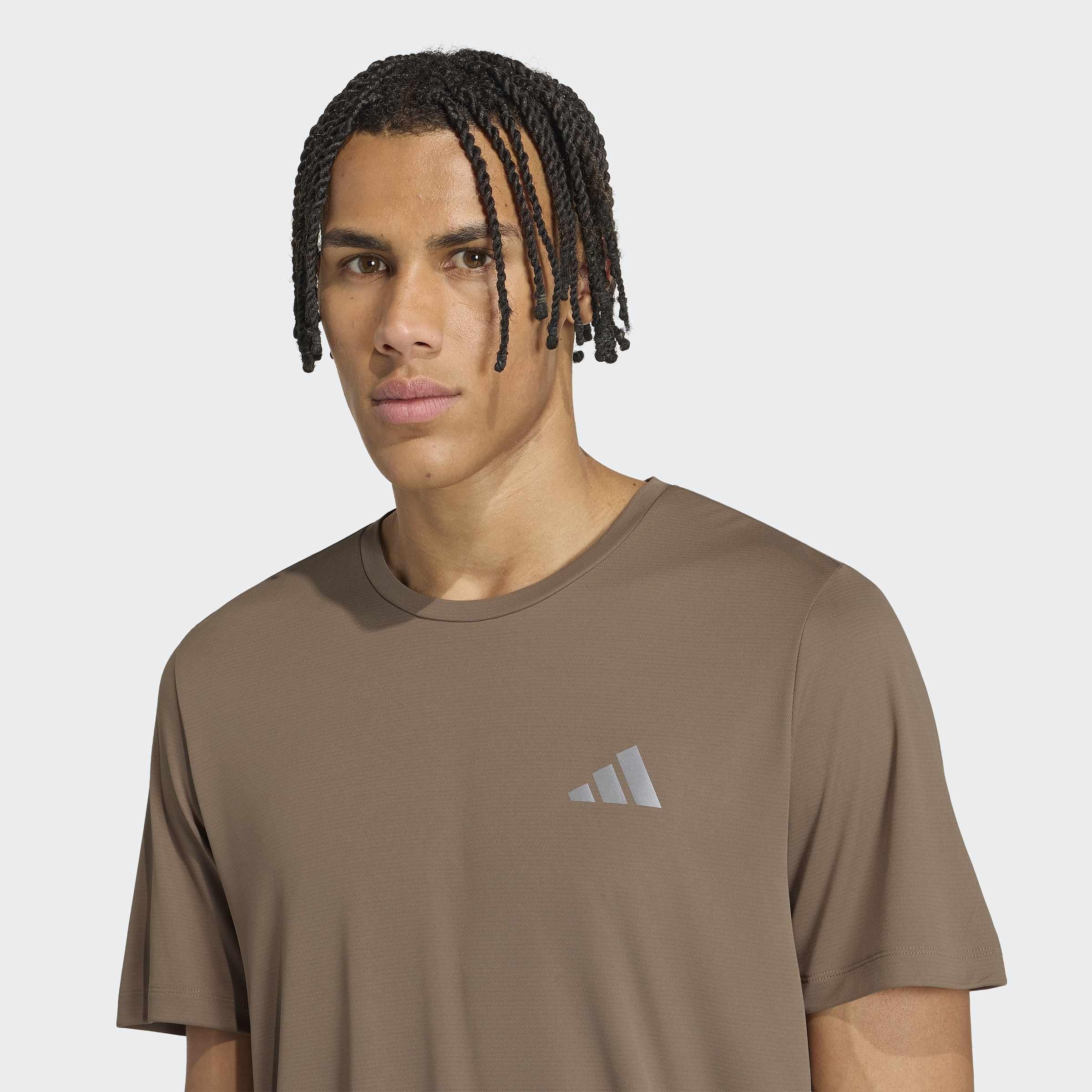 adi365 Running Essentials T-shirt, Beige, A701_ONE, medium