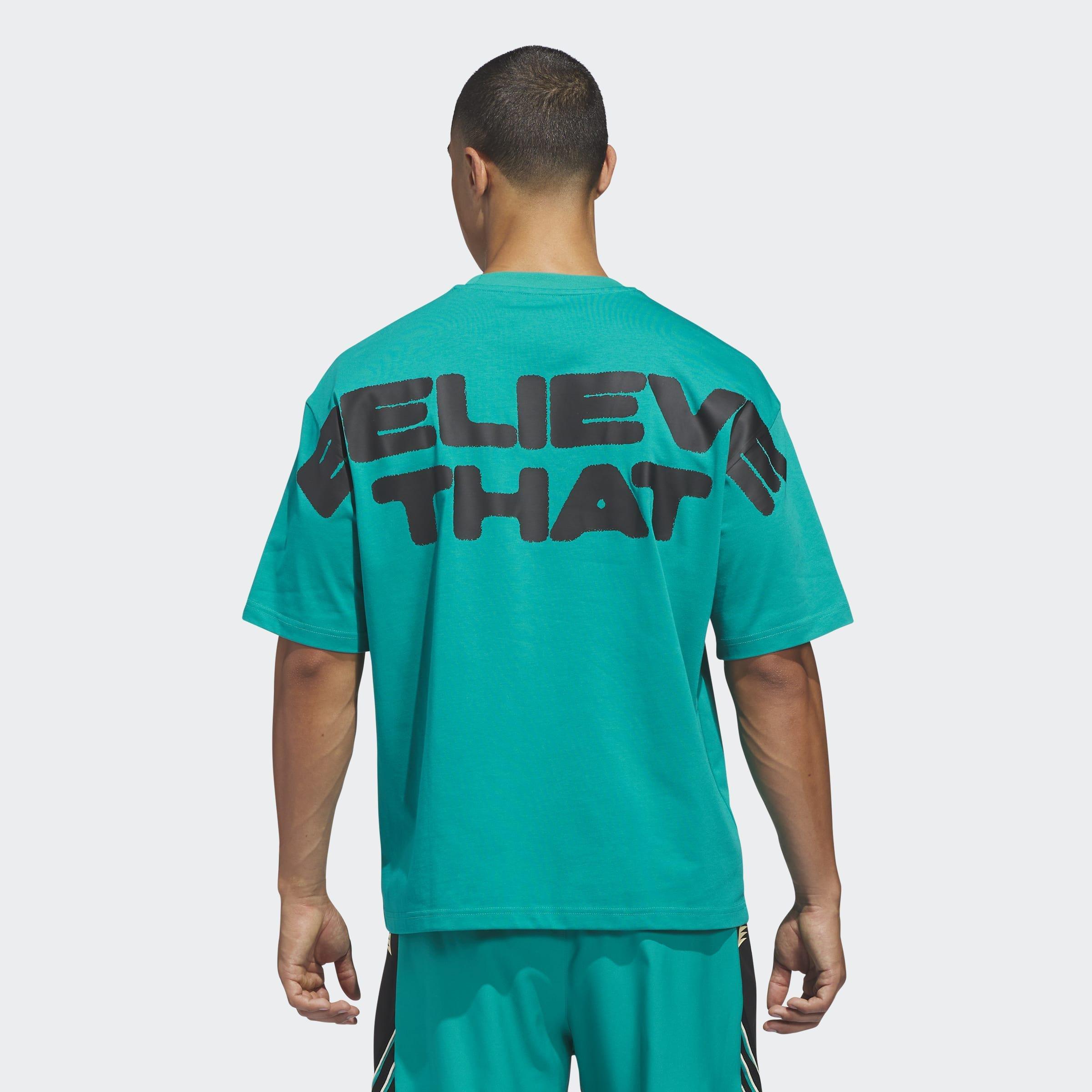 Anthony Edwards Believe That T-Shirt, Green, A701_ONE, medium