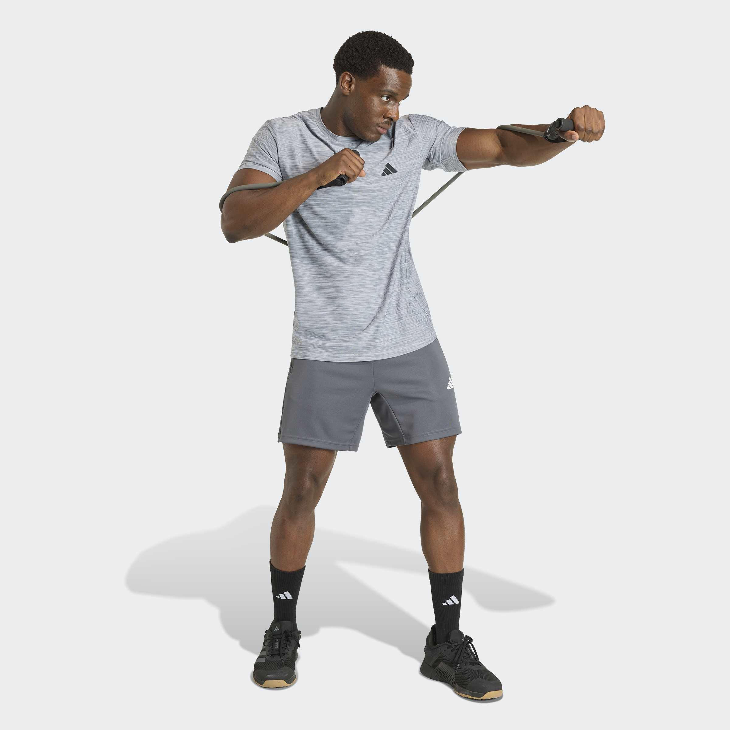 Workout Essentials Flex T-Shirt, Grey, A701_ONE, large image number 5