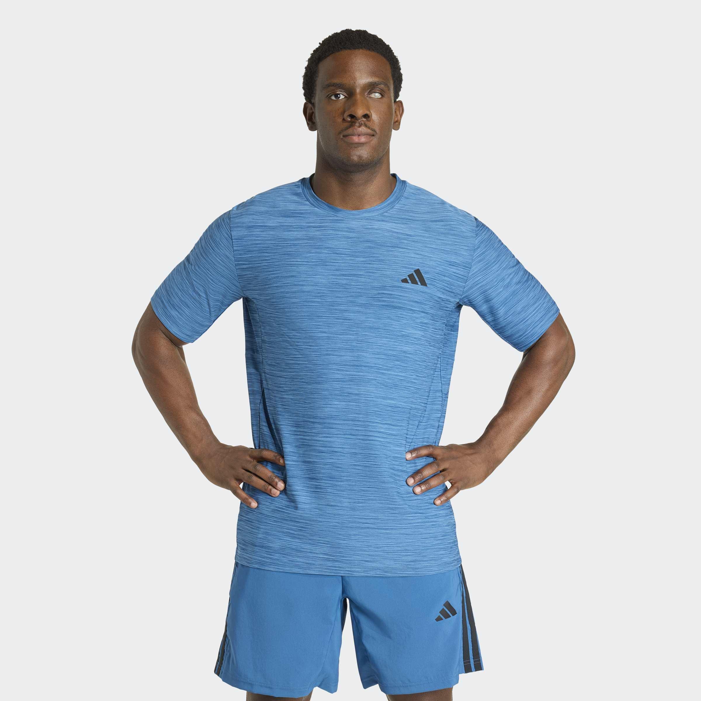 Workout Essentials Flex T-Shirt, Blue, A701_ONE, large image number 5