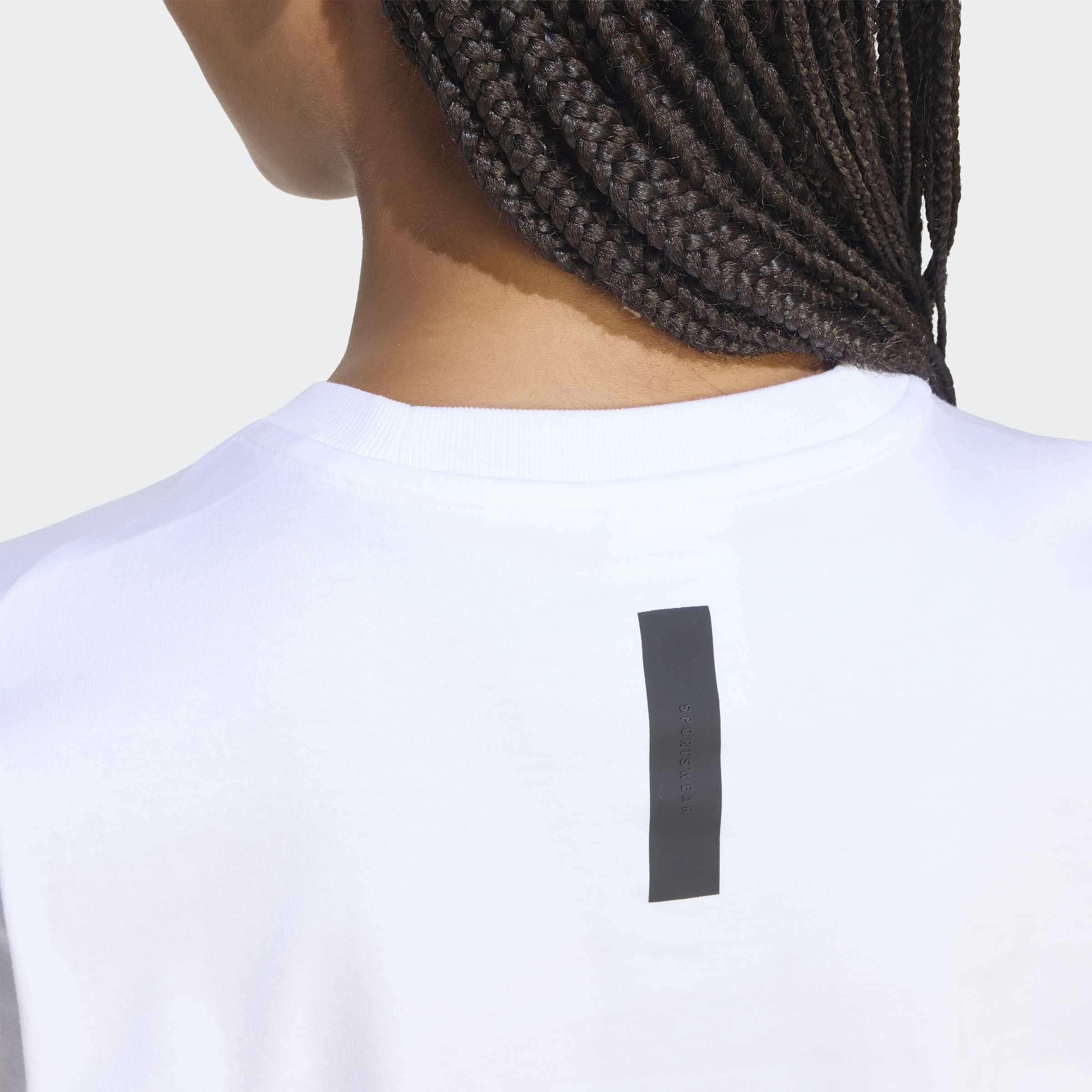 adidas Z.N.E. T-Shirt, White, A701_ONE, large image number 3