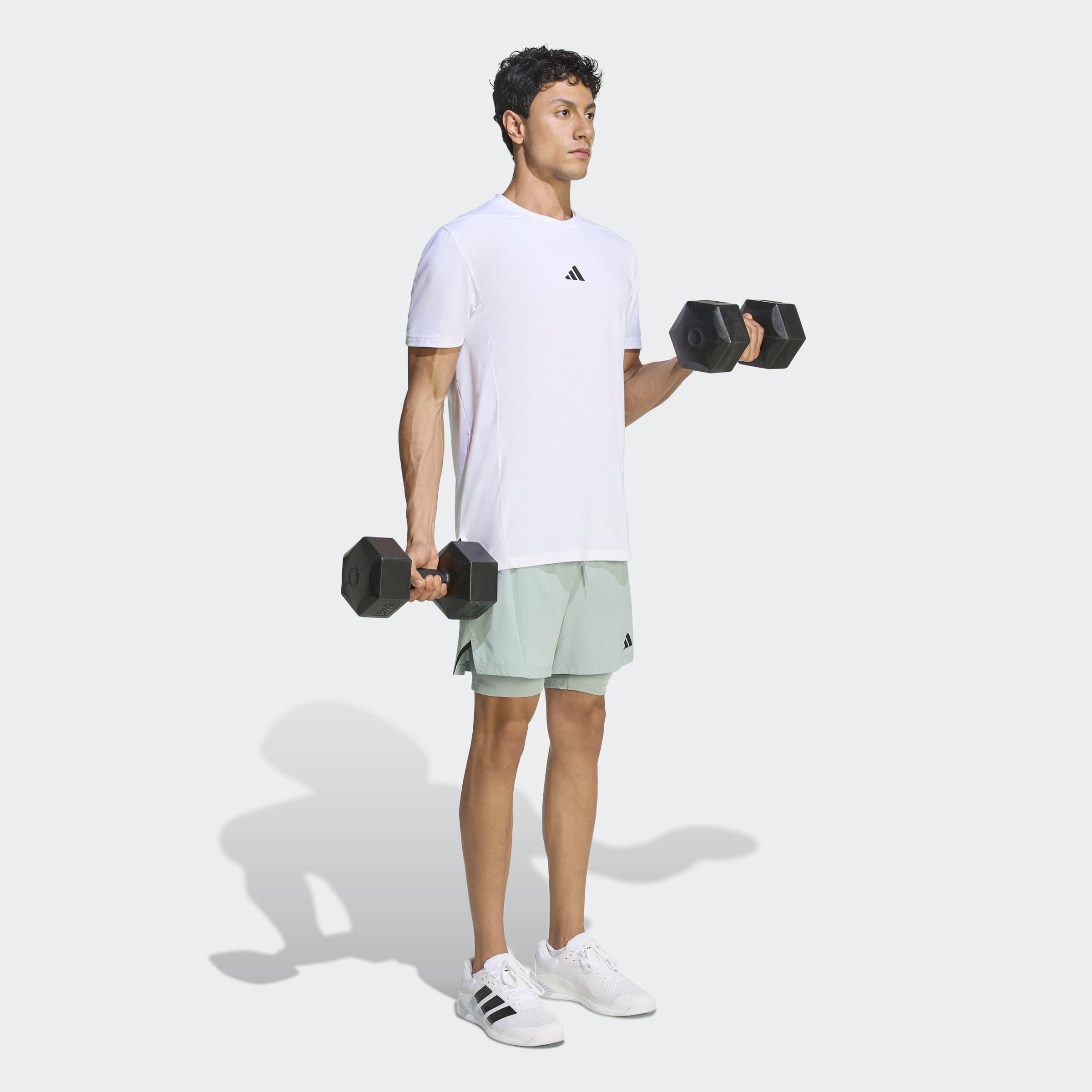 D4T Workout 2In1 Shorts, Green, A701_ONE, large image number 5