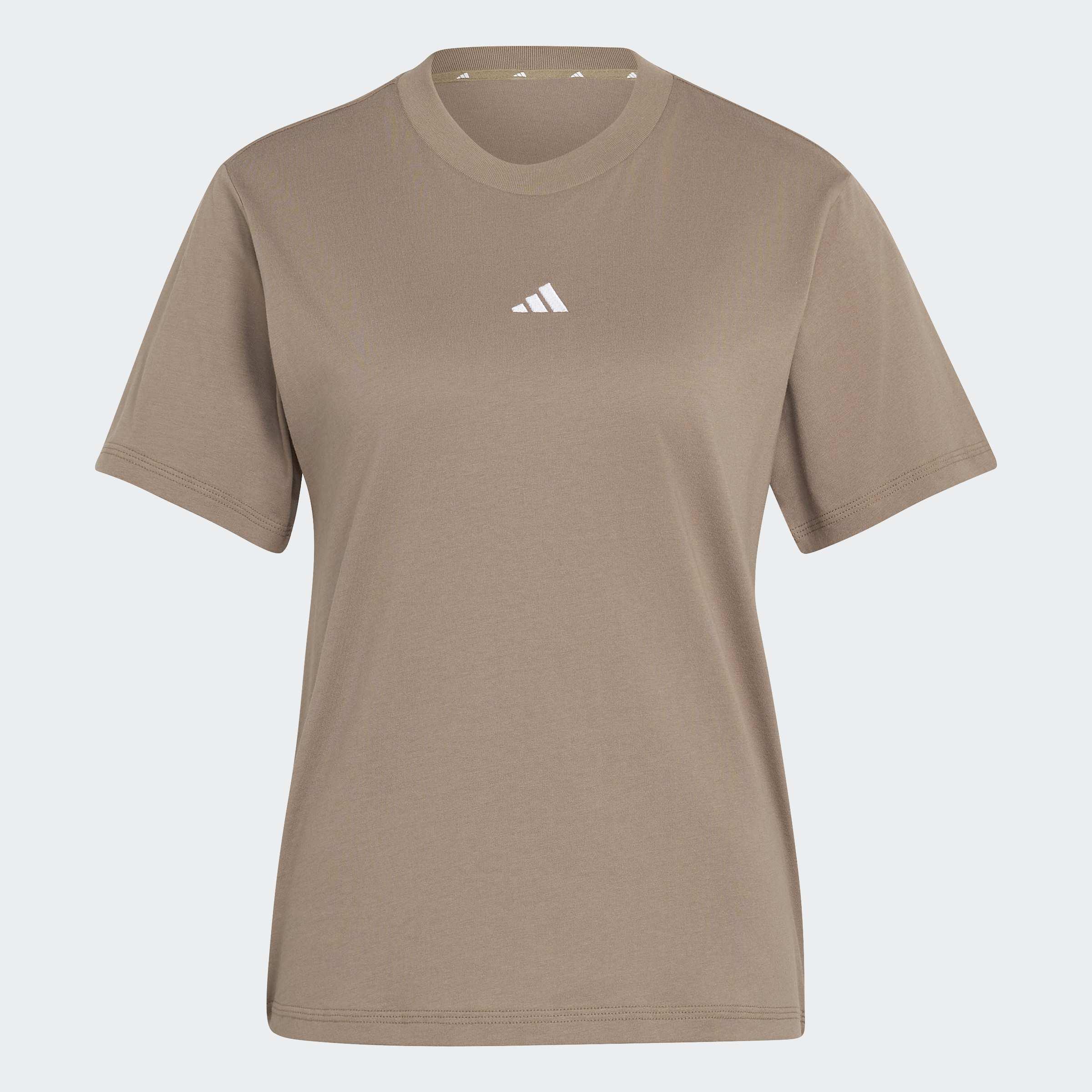 Essentials Small Logo Cotton T-Shirt, Beige, A701_ONE, large image number 0