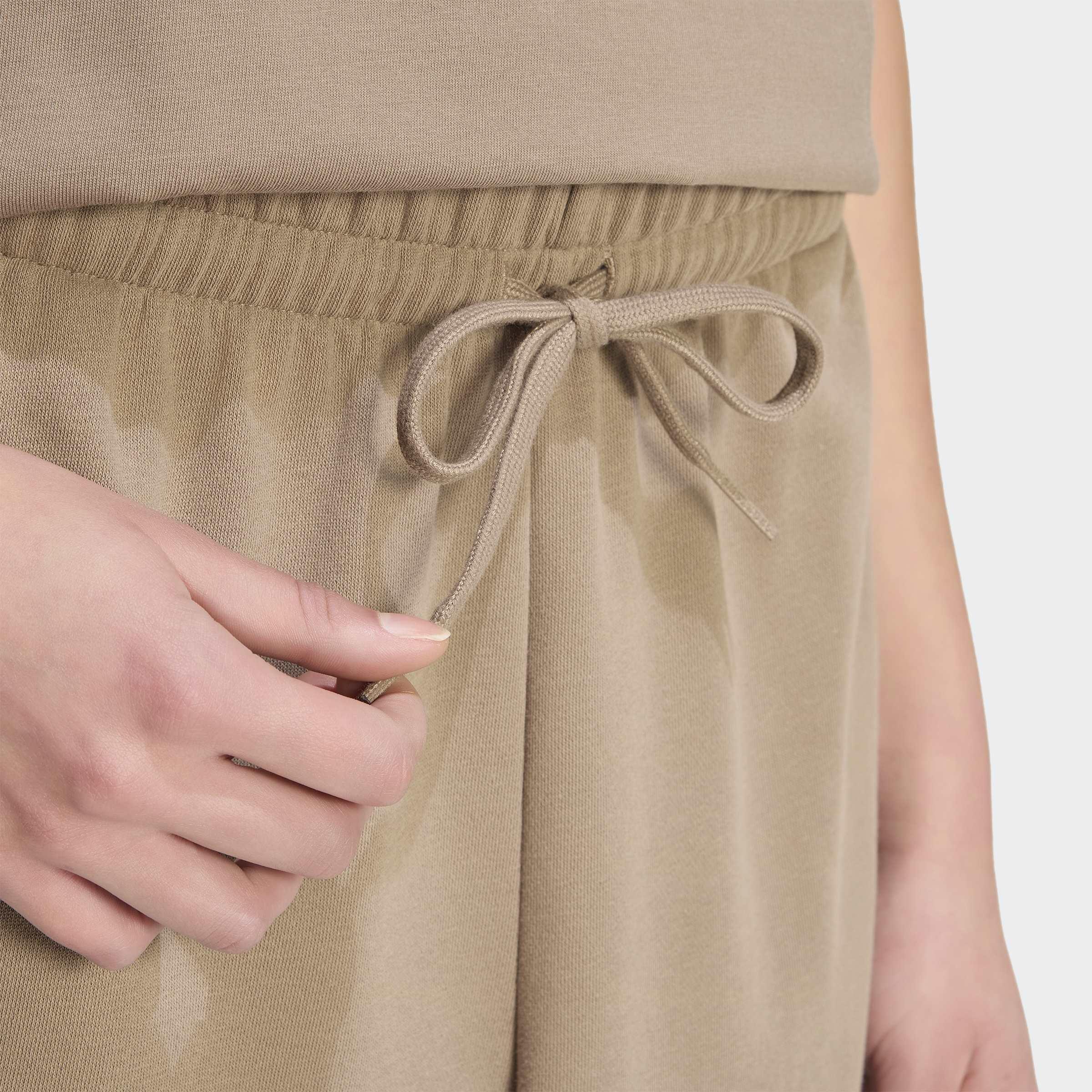 Essentials Small Logo French Terry Cuffed Joggers, Beige, A701_ONE, large image number 2