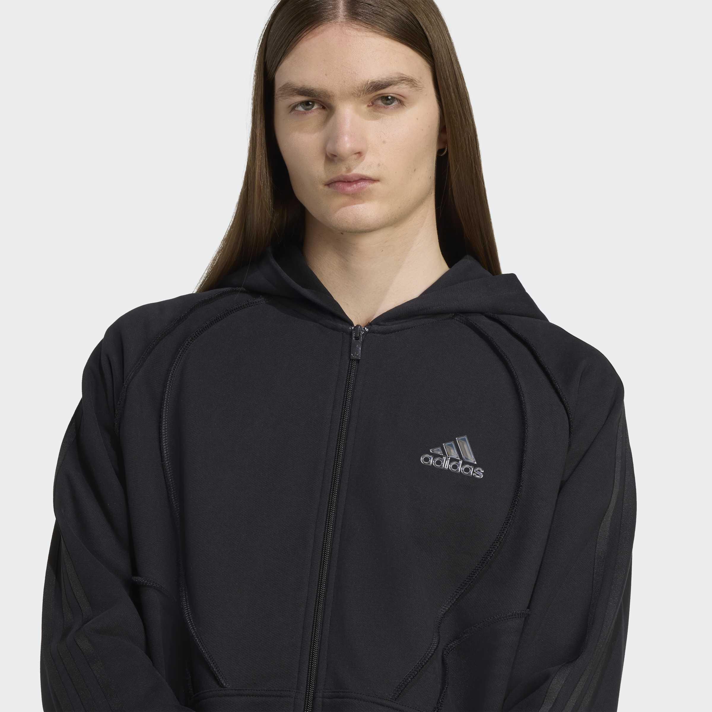 Adilenium Season 4 Teamgeist Full-Zip Hoodie, Black, A701_ONE, large image number 2