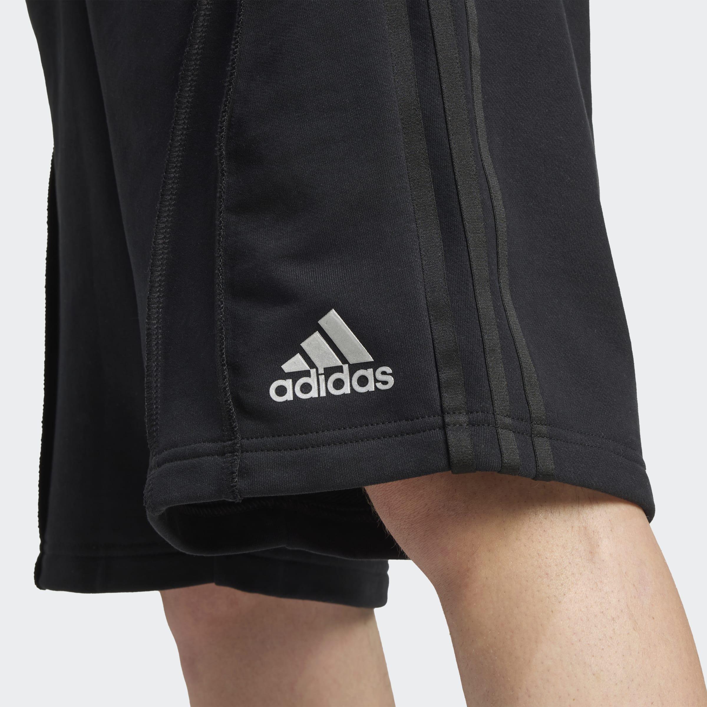 Adilenium Season 4 Teamgeist Fleece Shorts, Black, A701_ONE, large image number 2