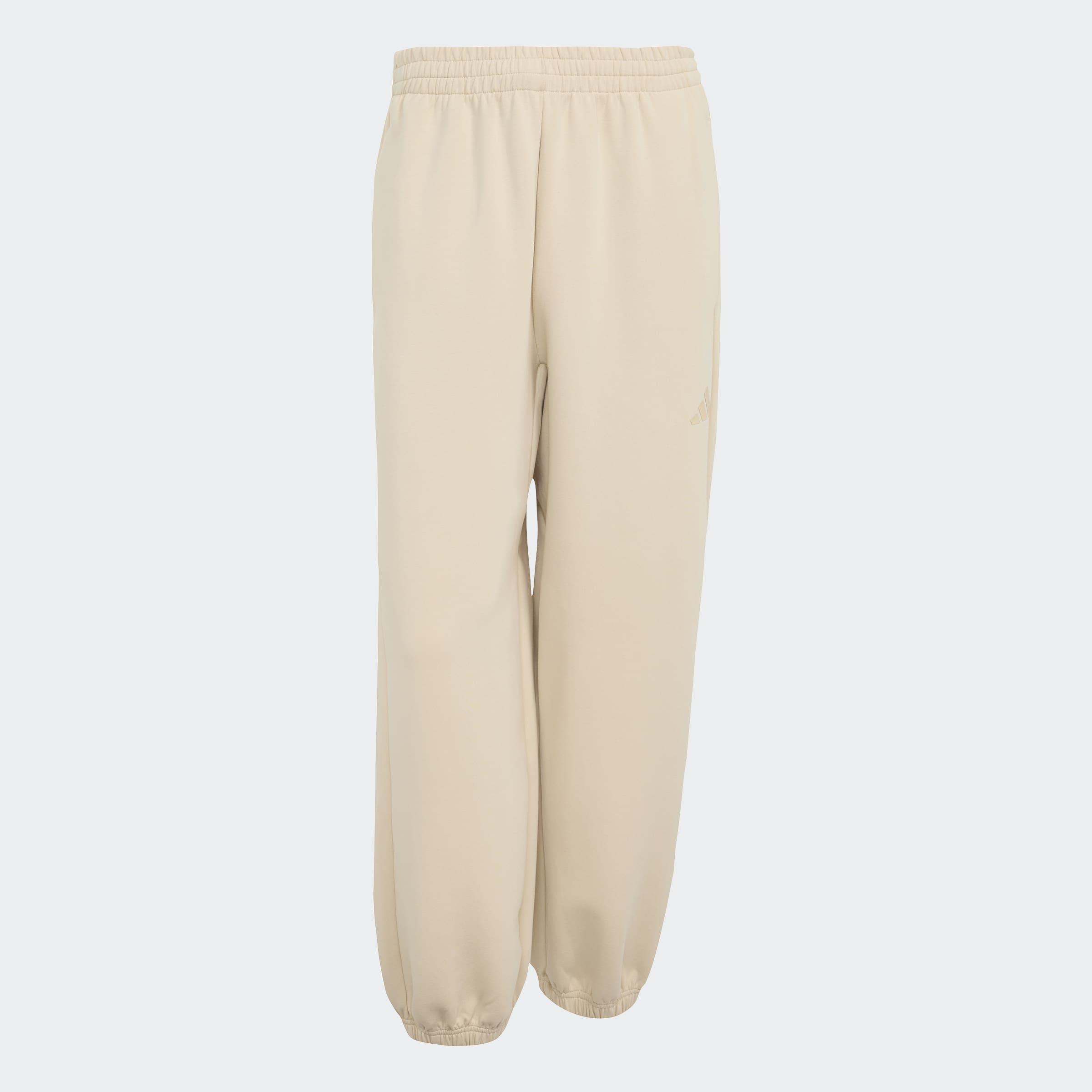Soft Lux Tracksuit Bottoms, Beige, A701_ONE, large image number 0