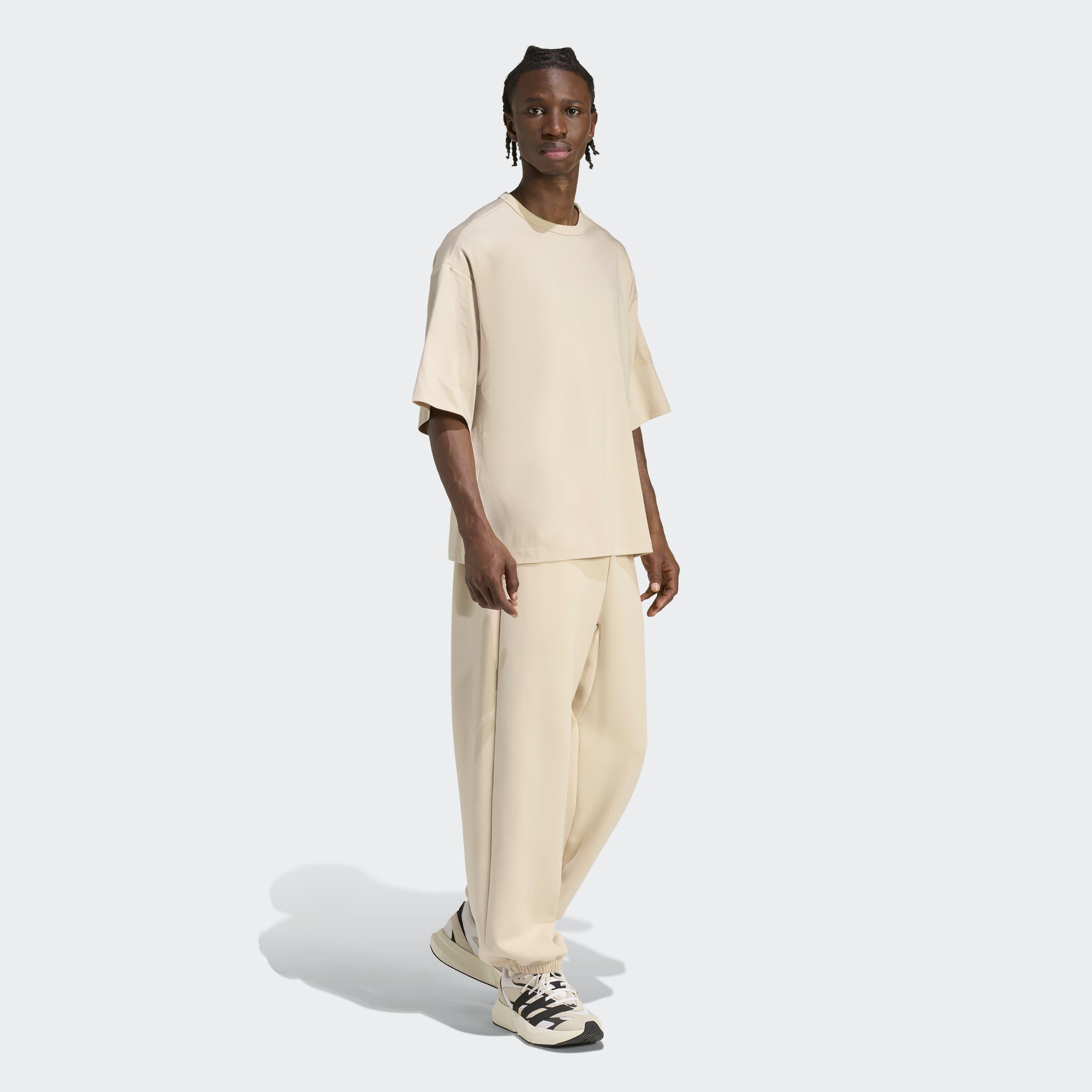 Soft Lux Tracksuit Bottoms, Beige, A701_ONE, large image number 6