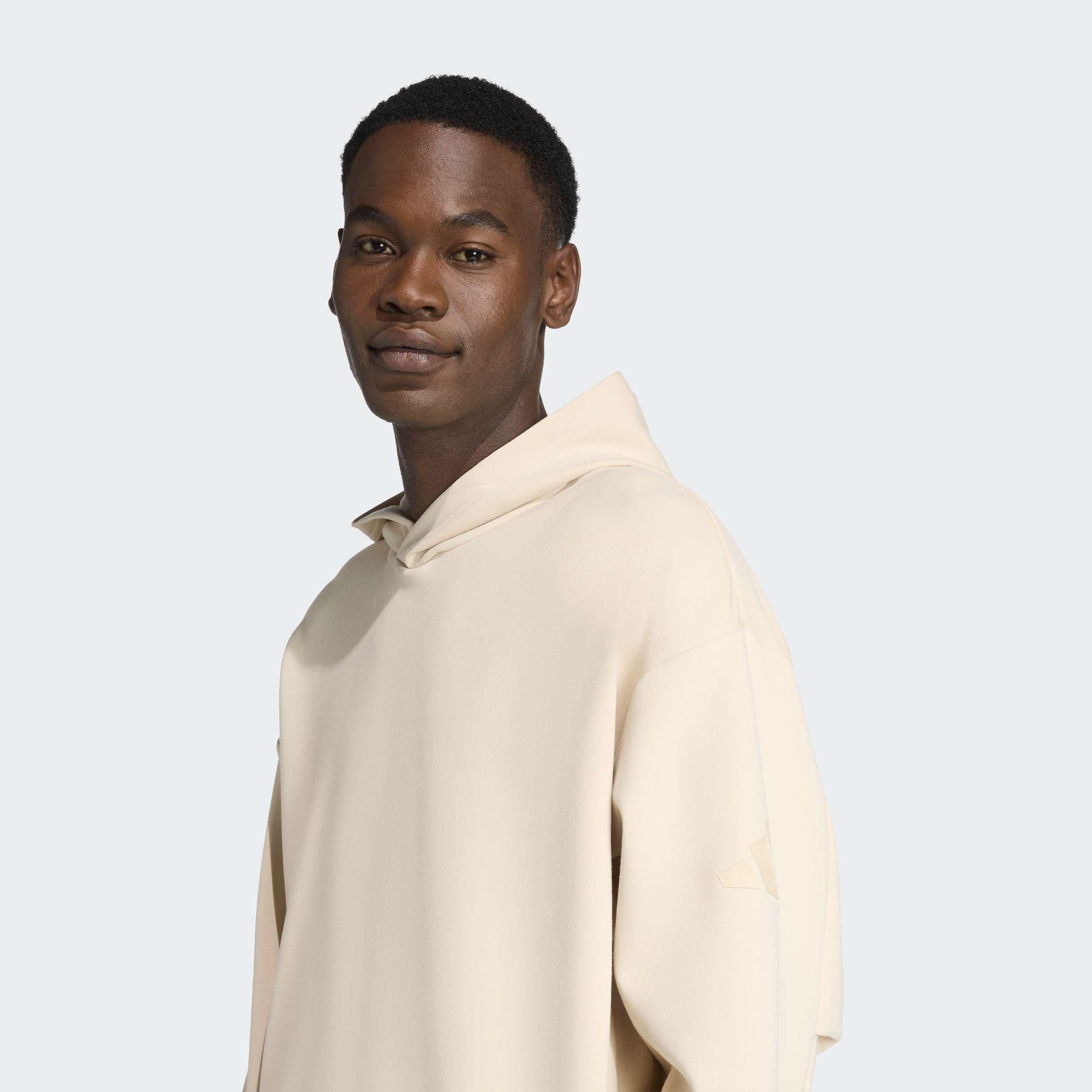 Soft Lux Hoodie, Beige, A701_ONE, large image number 2