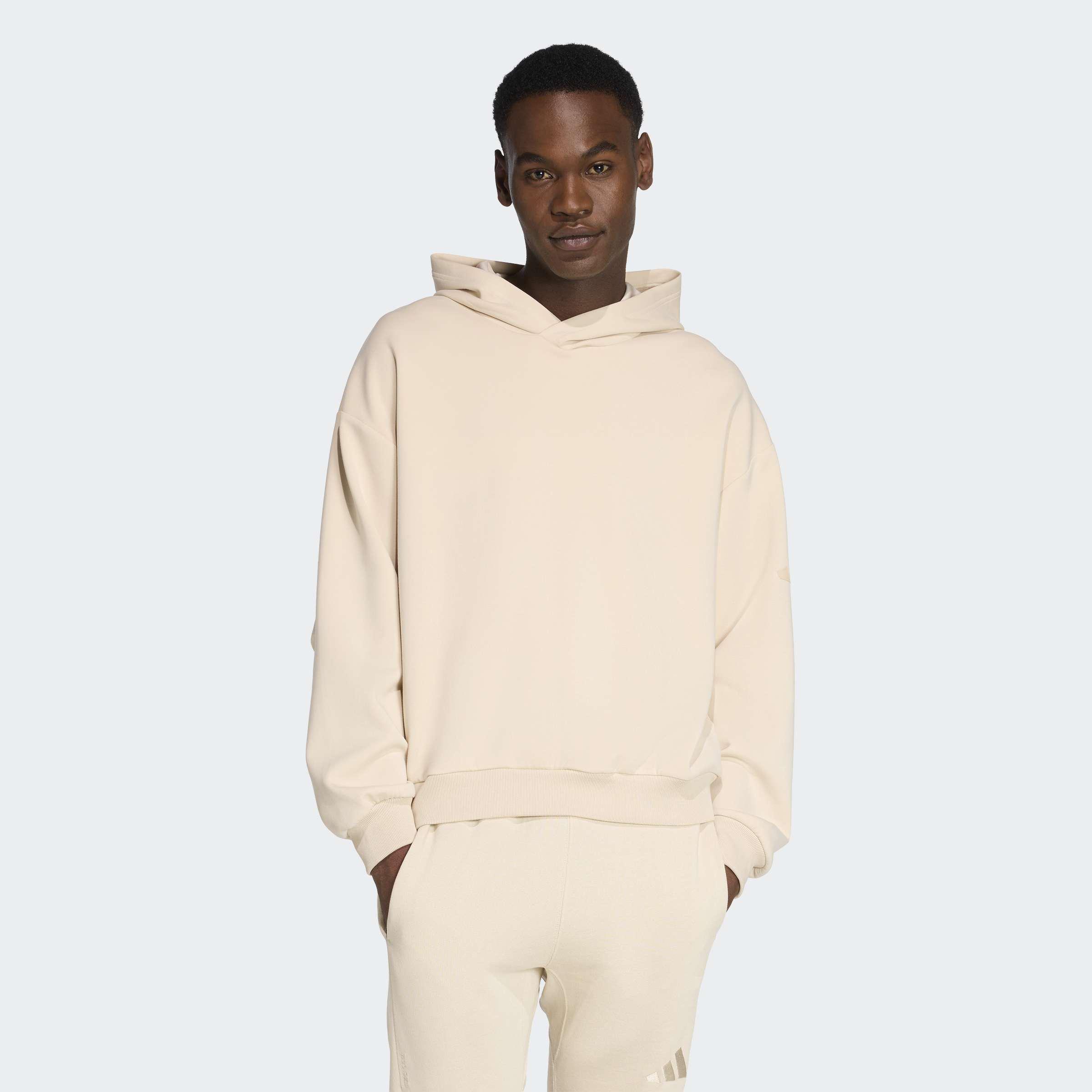 Soft Lux Hoodie, Beige, A701_ONE, large image number 4
