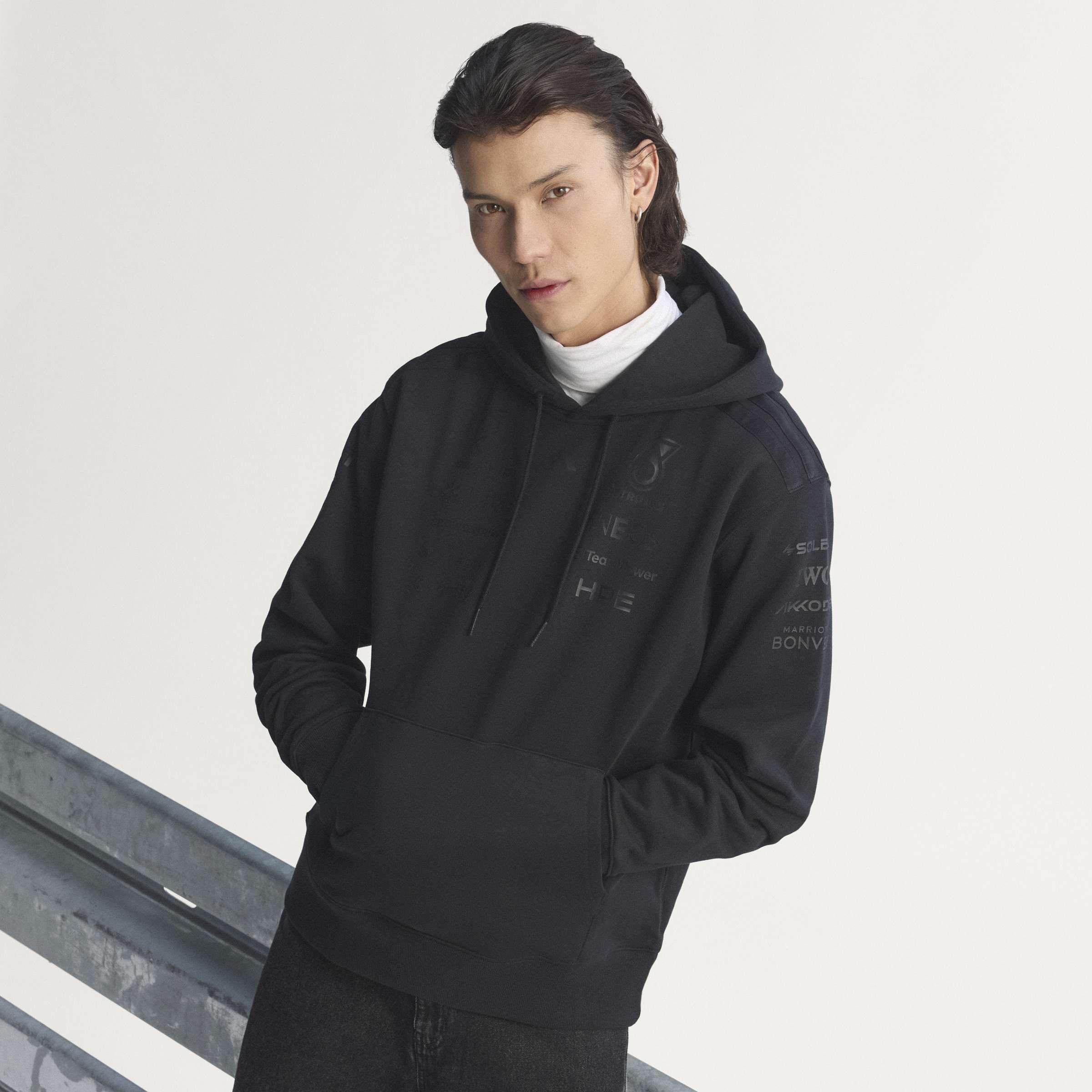 Mercedes - Amg Petronas Formula 1 Team Night Driver Hood Men, Black, A701_ONE, large image number 10