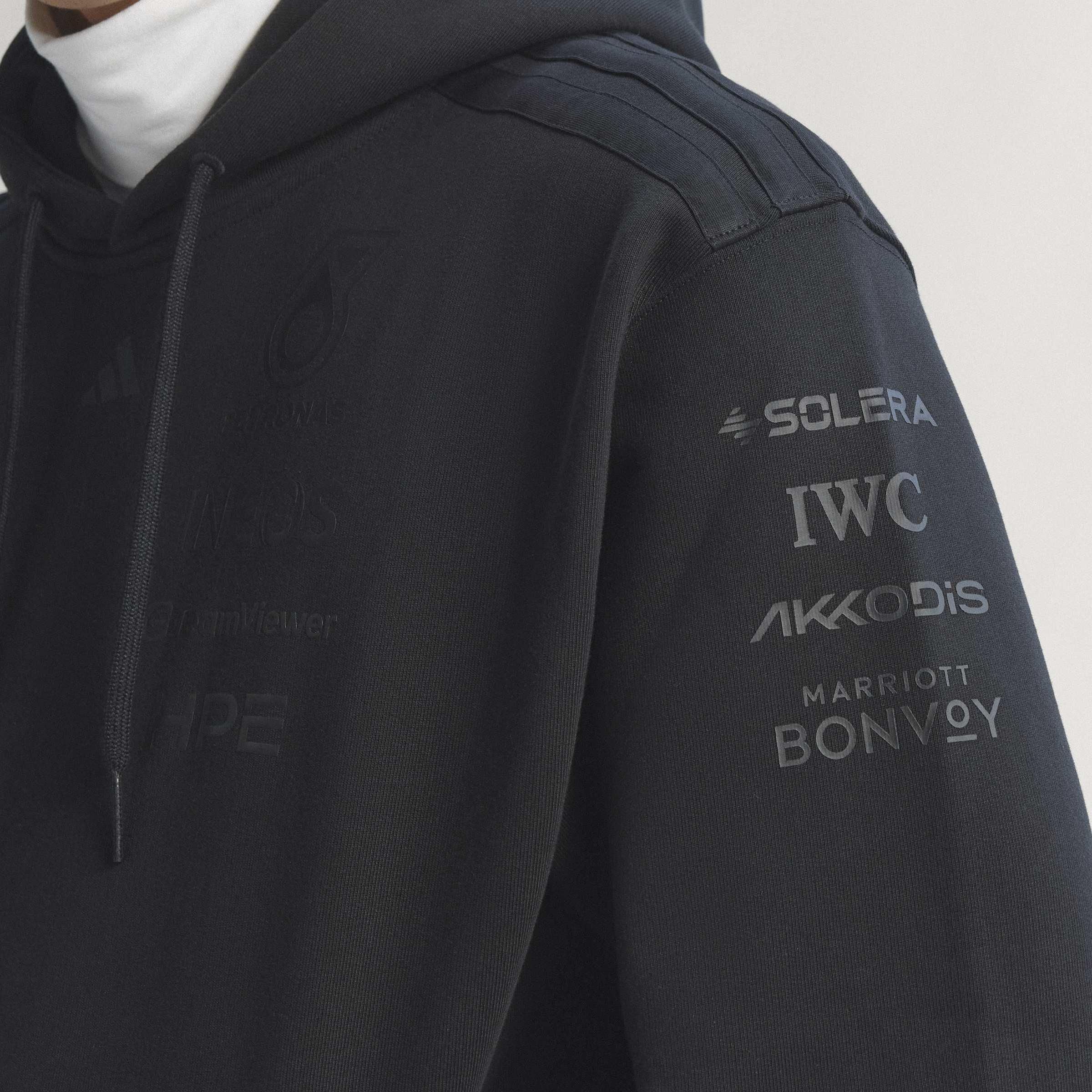 Mercedes - Amg Petronas Formula 1 Team Night Driver Hood Men, Black, A701_ONE, large image number 13