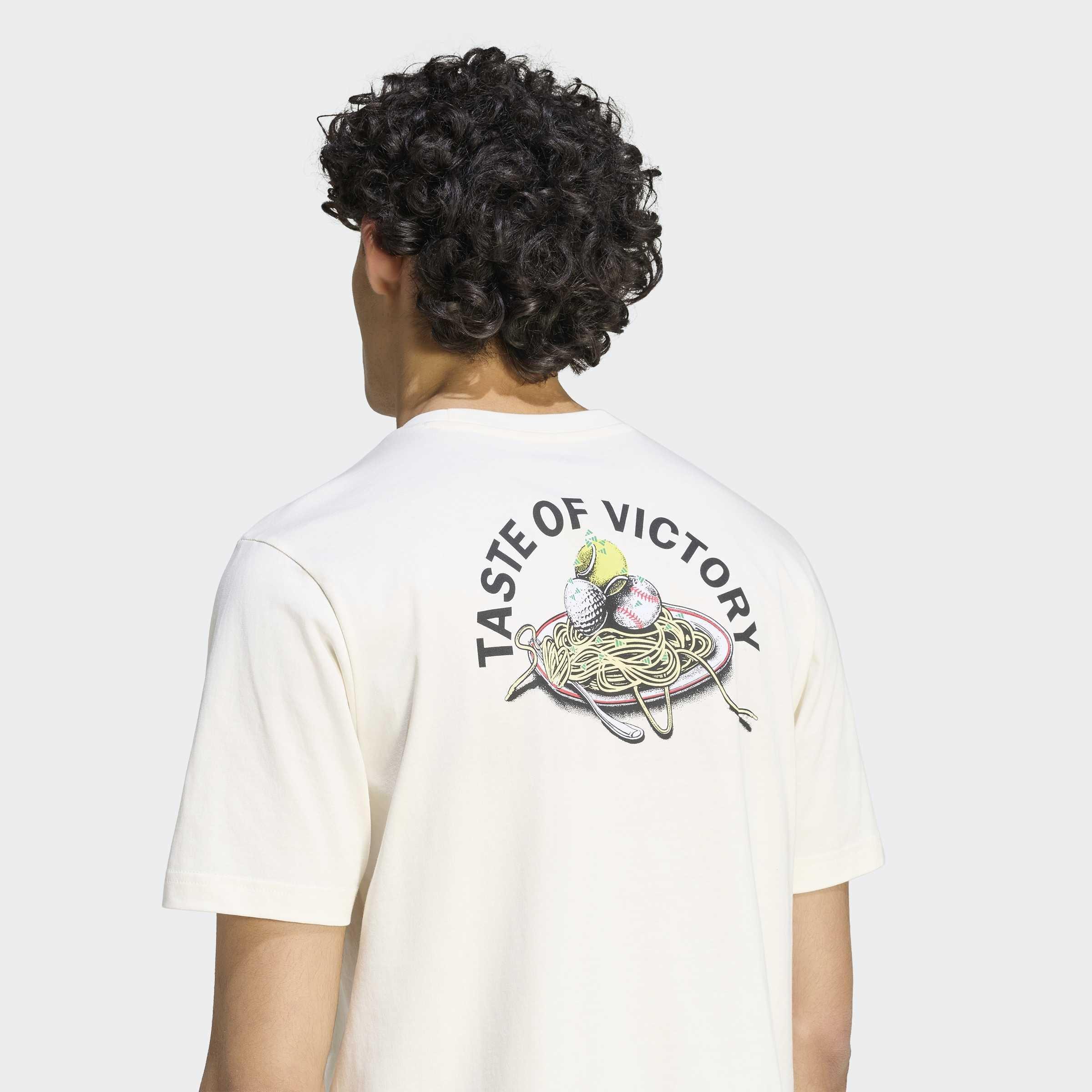 Taste Of Victory Pasta Graphic T-Shirt, White, A701_ONE, large image number 2