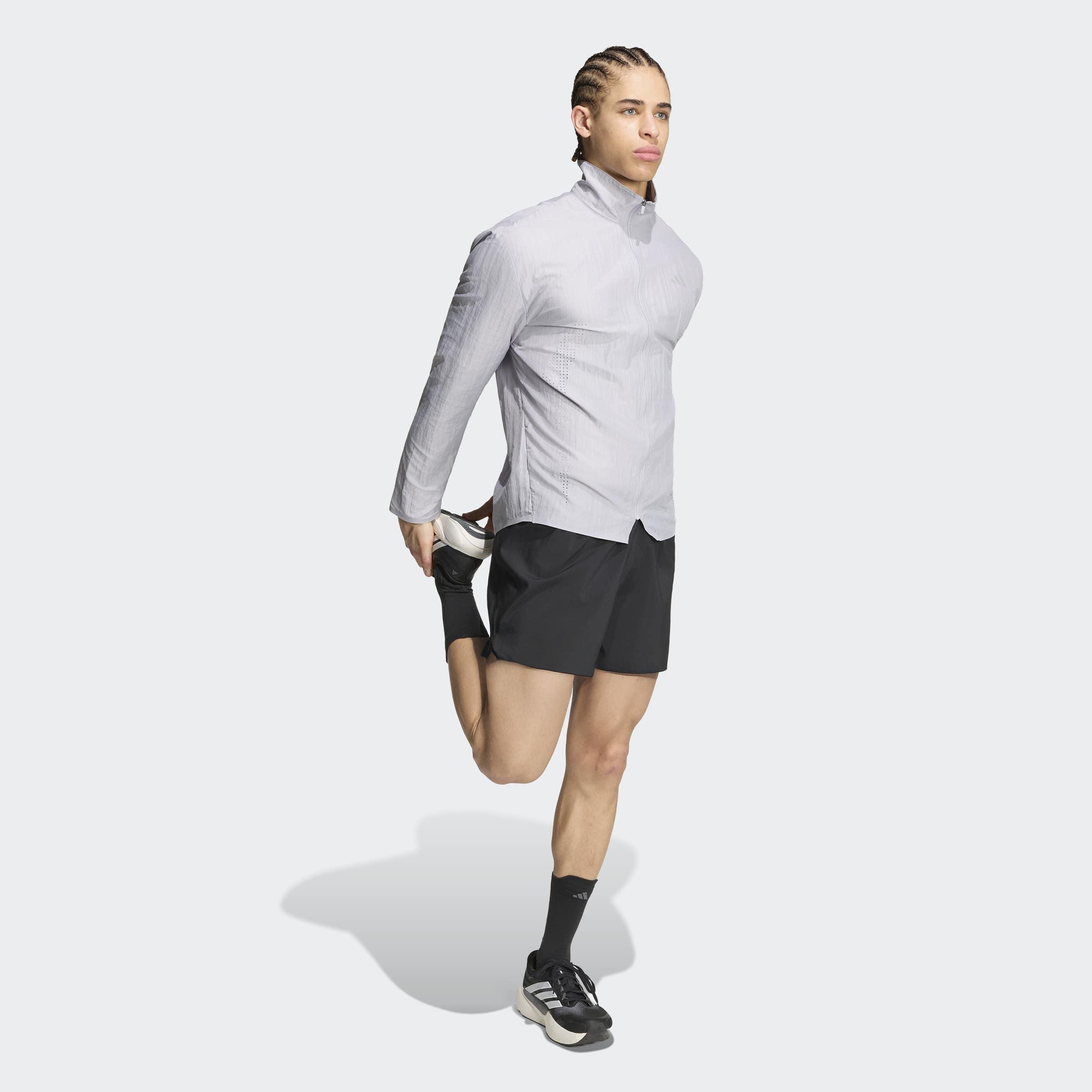 ADI365 Aspyre Running Jacket, Grey, A701_ONE, large image number 7