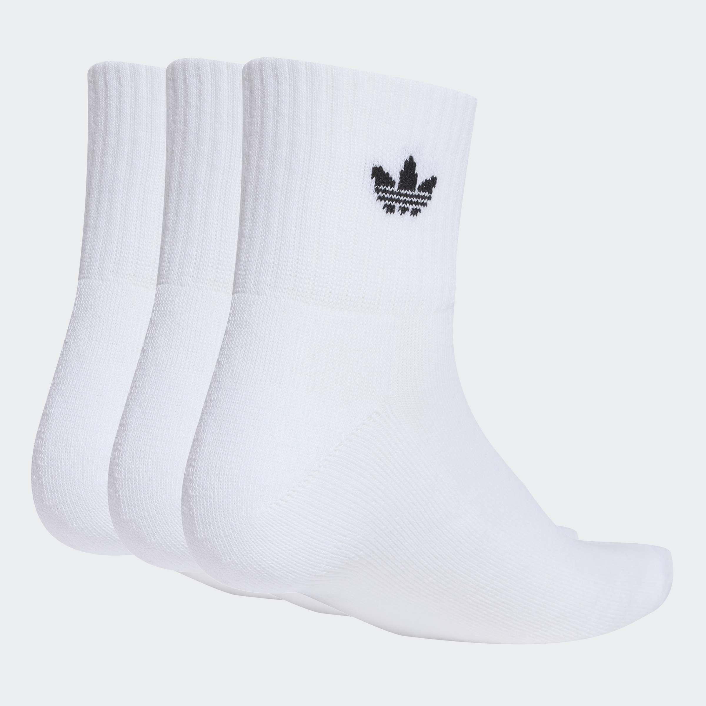 Unisex Mid Ankle Sock - 3 Pair Pack, White, A701_ONE, large image number 0
