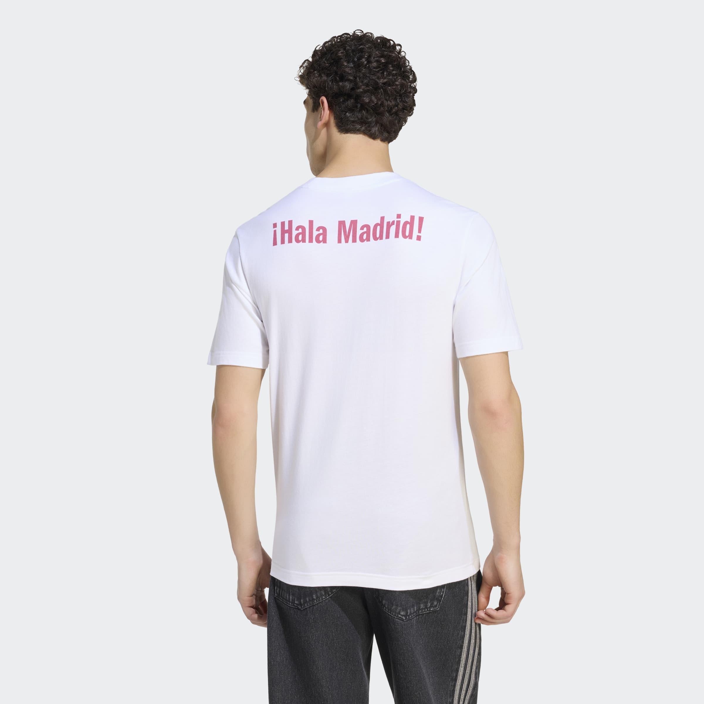 Real Madrid Seasonal Graphic T-Shirt, White