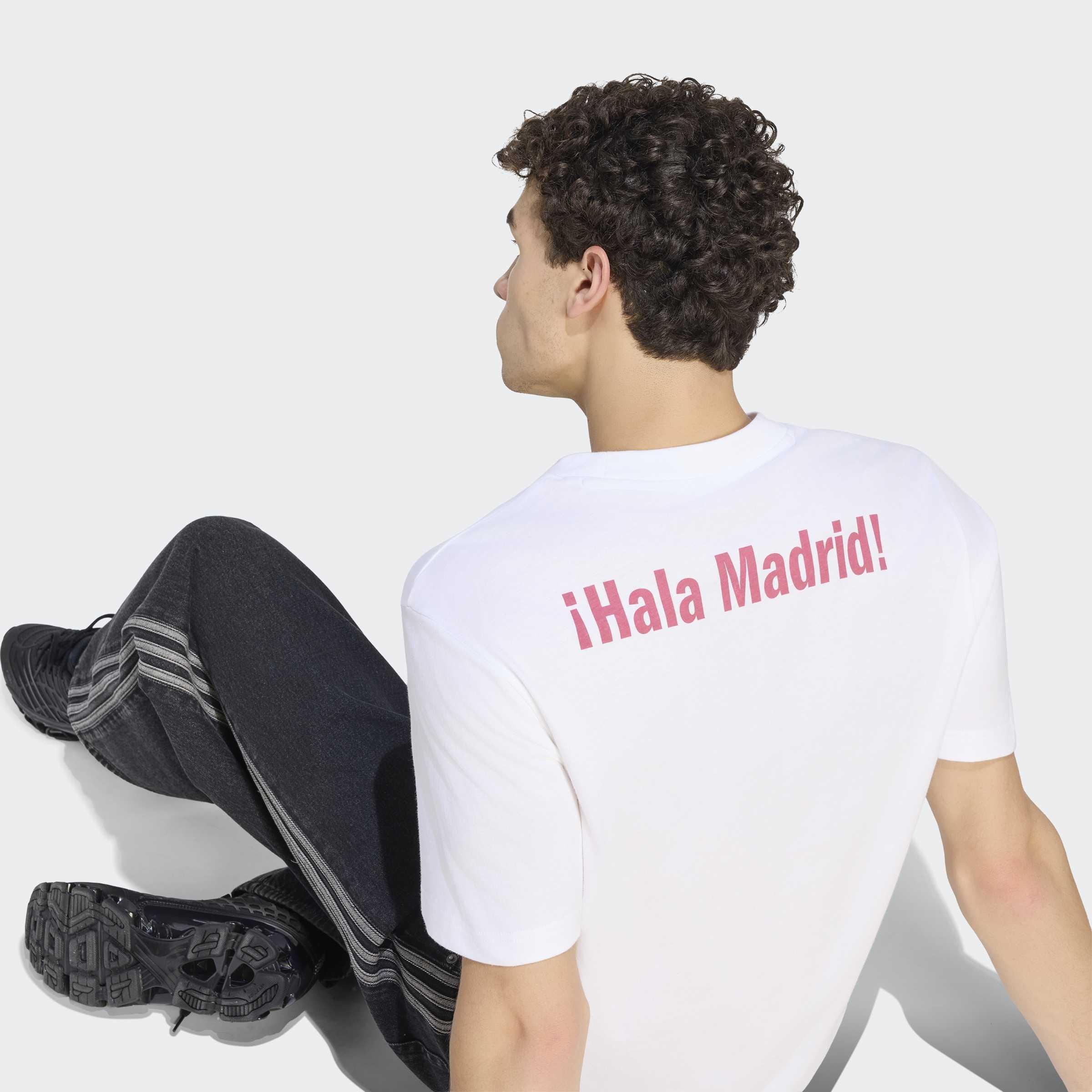 Real Madrid Seasonal Graphic T-Shirt, White, A701_ONE, large image number 3